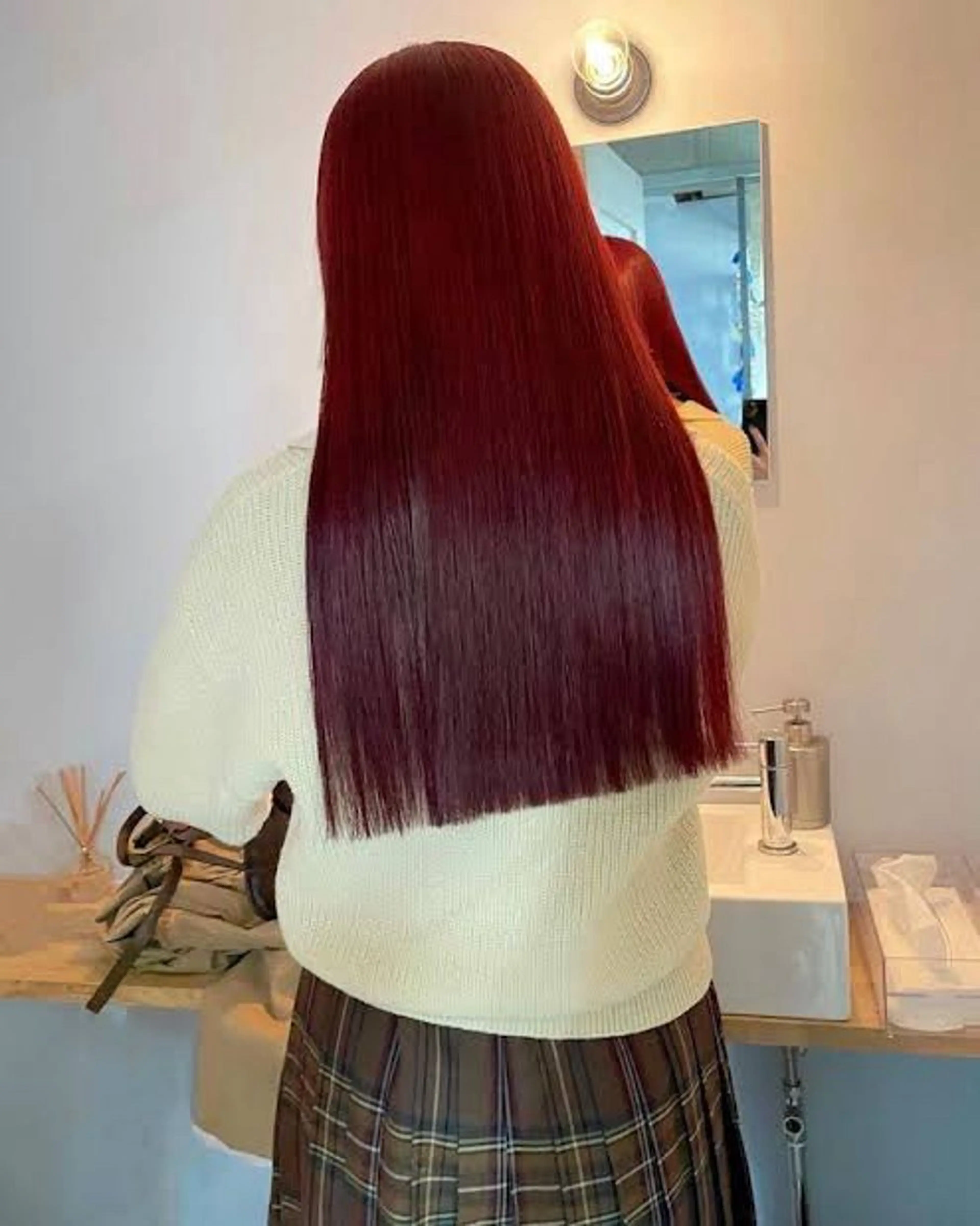 カラー ヘアカラー モデル様大 募集/ｵｷﾞﾉｱｵﾘのヘアスタイル