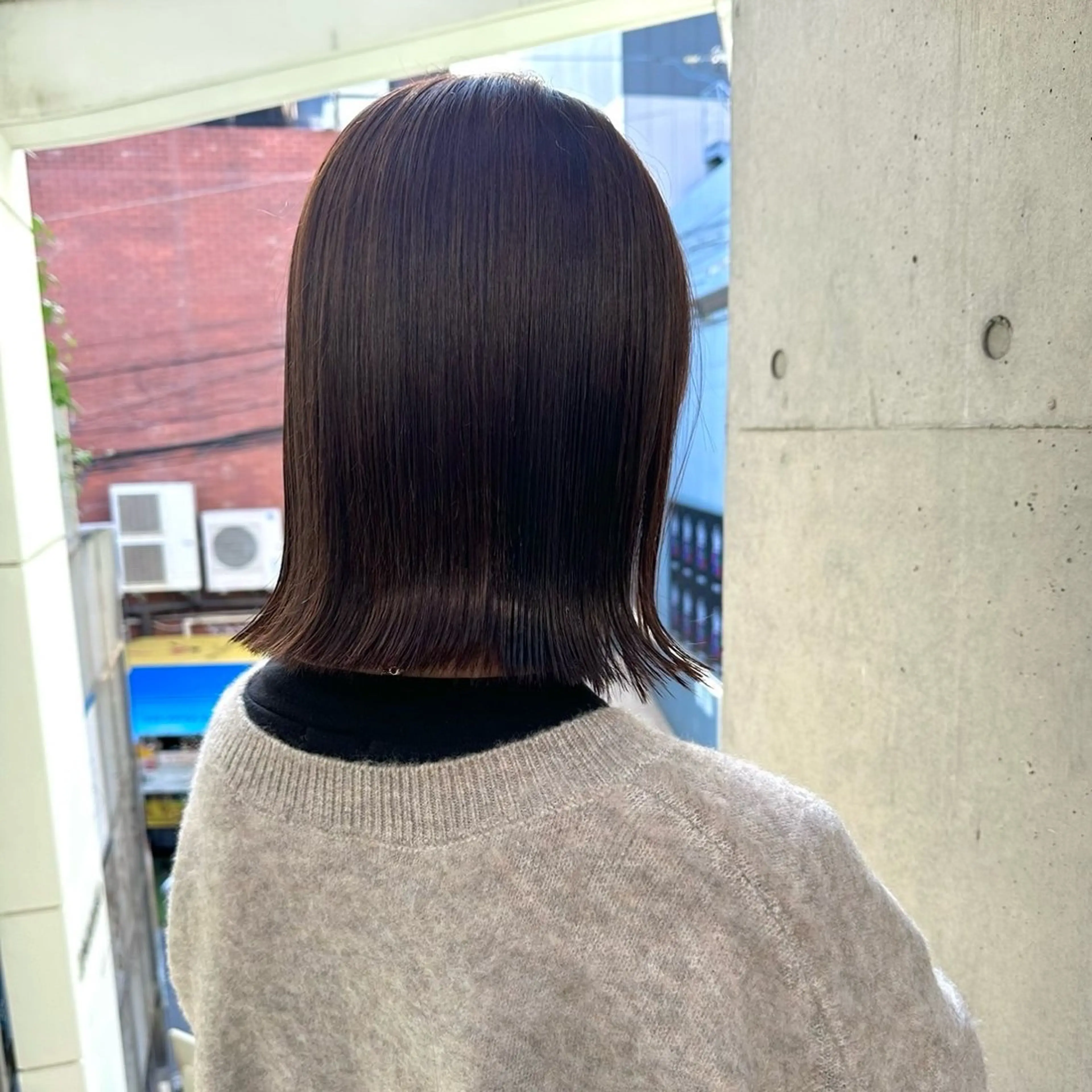 ミディアム パーマ 縮毛矯正 トリートメント nico TOKYO Logic店所属・表参道/センター パート/MIZUKIのヘアスタイル