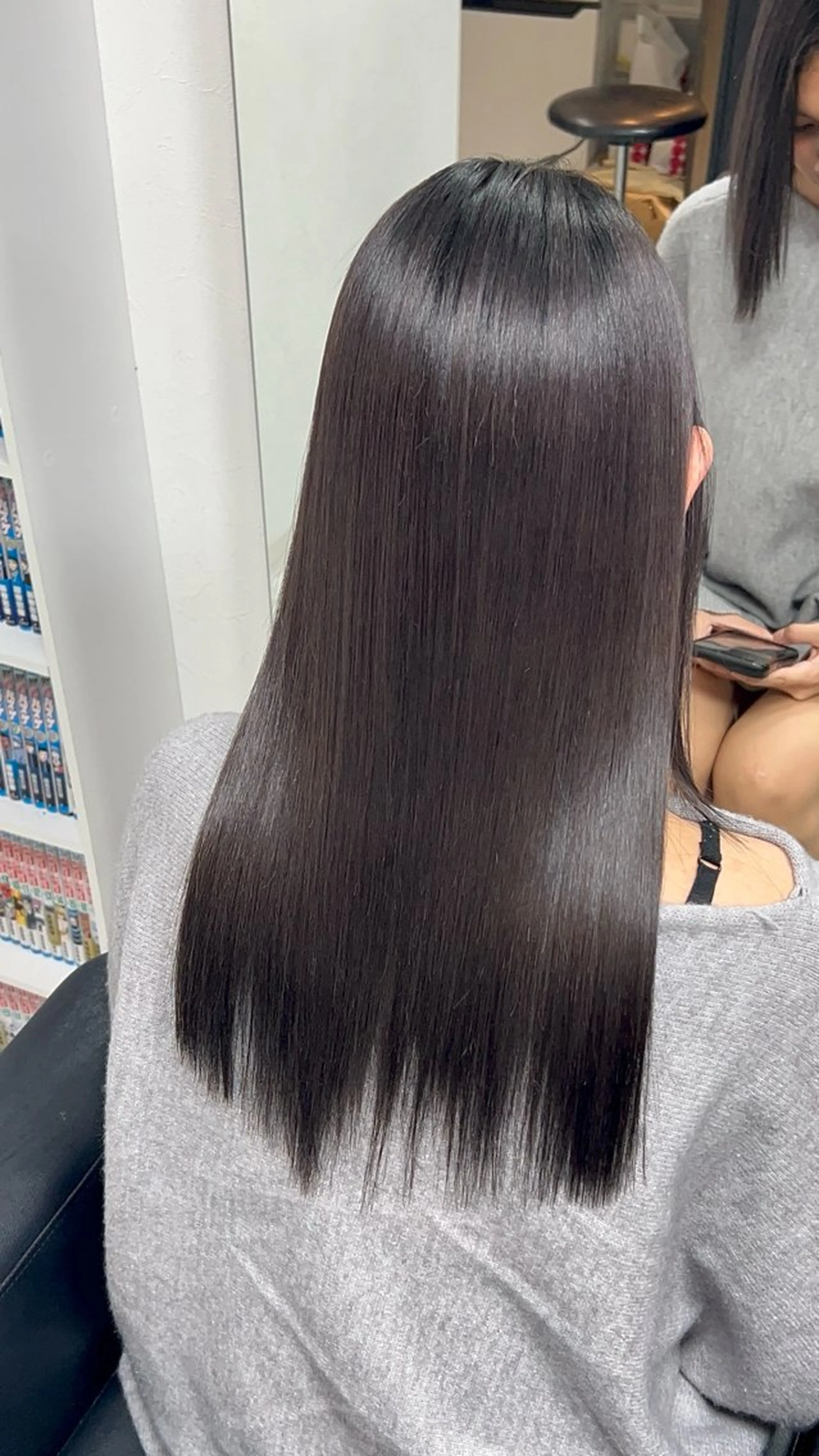 【ブリーチ毛でも可能❕】美髪矯正の写真