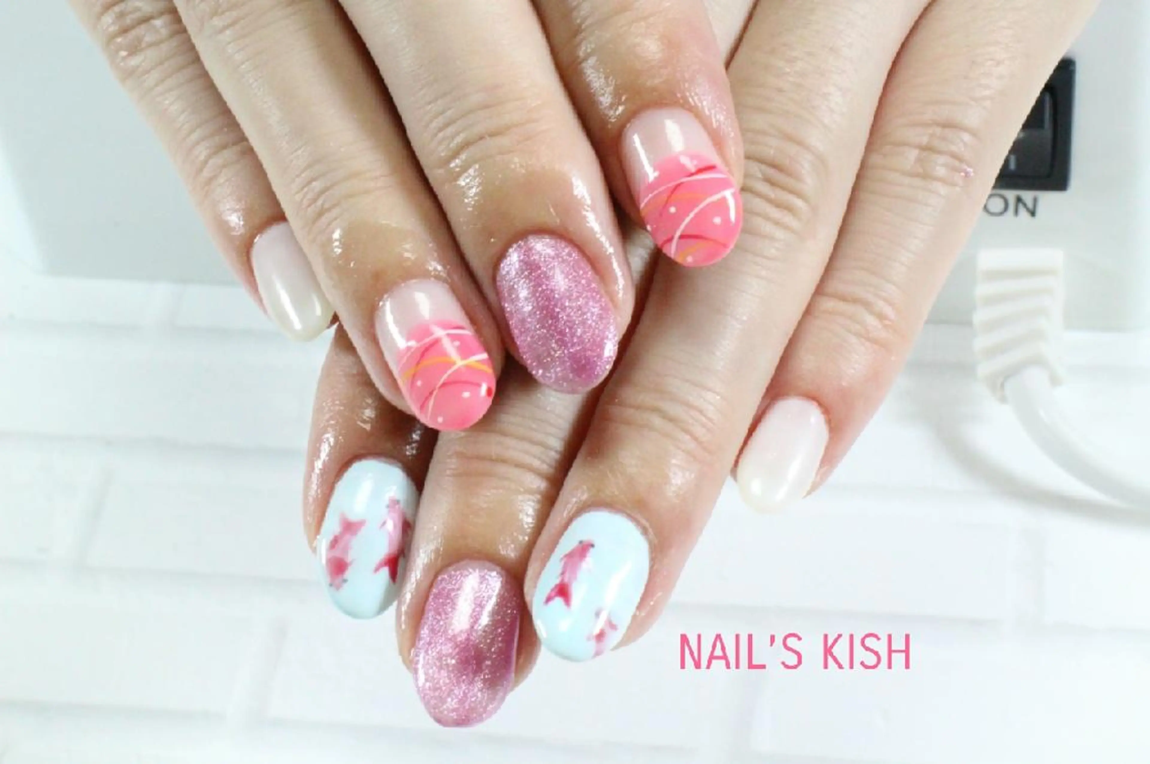 ネイル 夏ネイル ヨーヨーネイル NAIL'S KISH所属・NAIL'S KISHのネイルデザイン