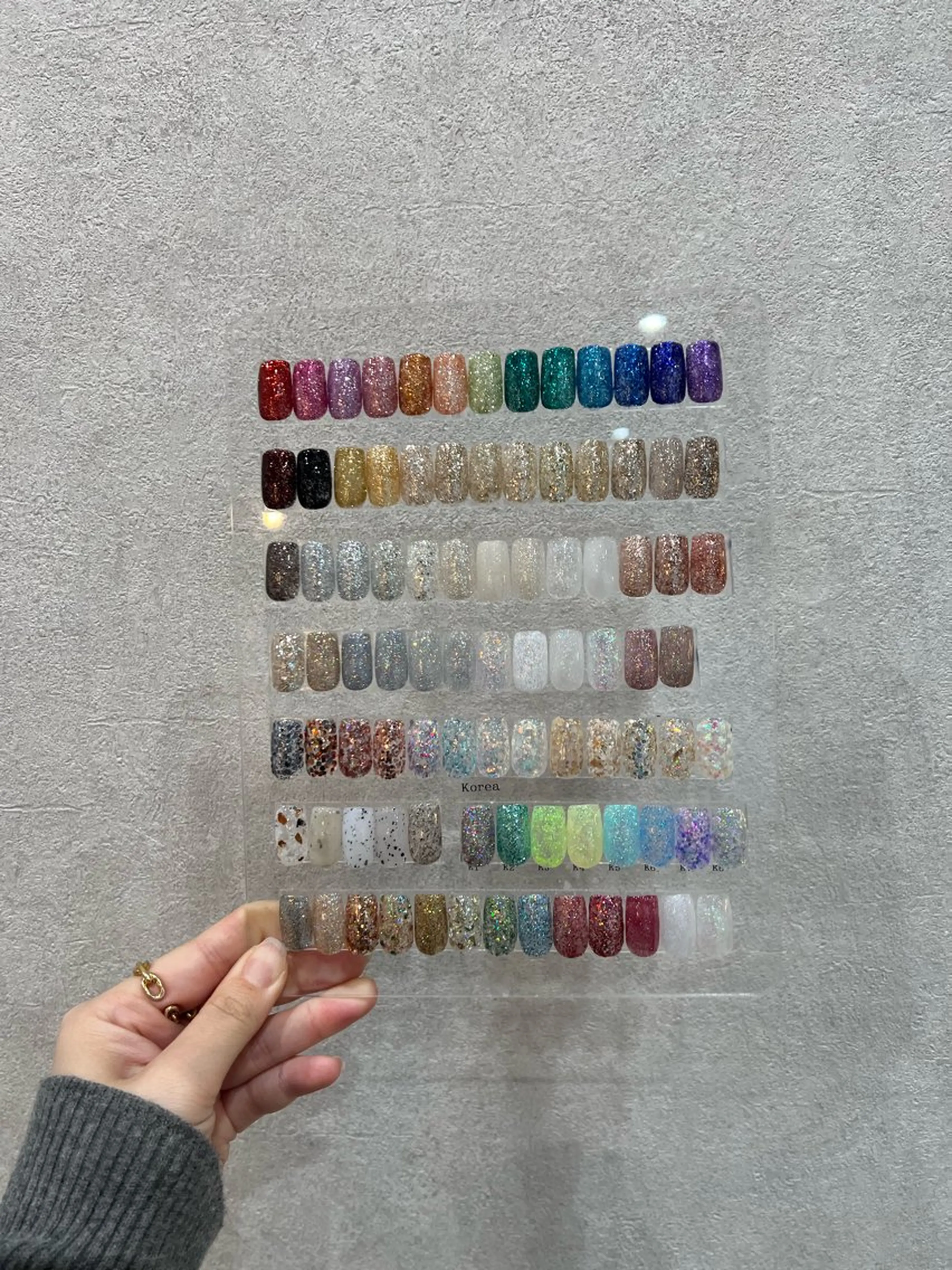 ネイル ラメ(グリッター) Rommy Arisaのネイルデザイン