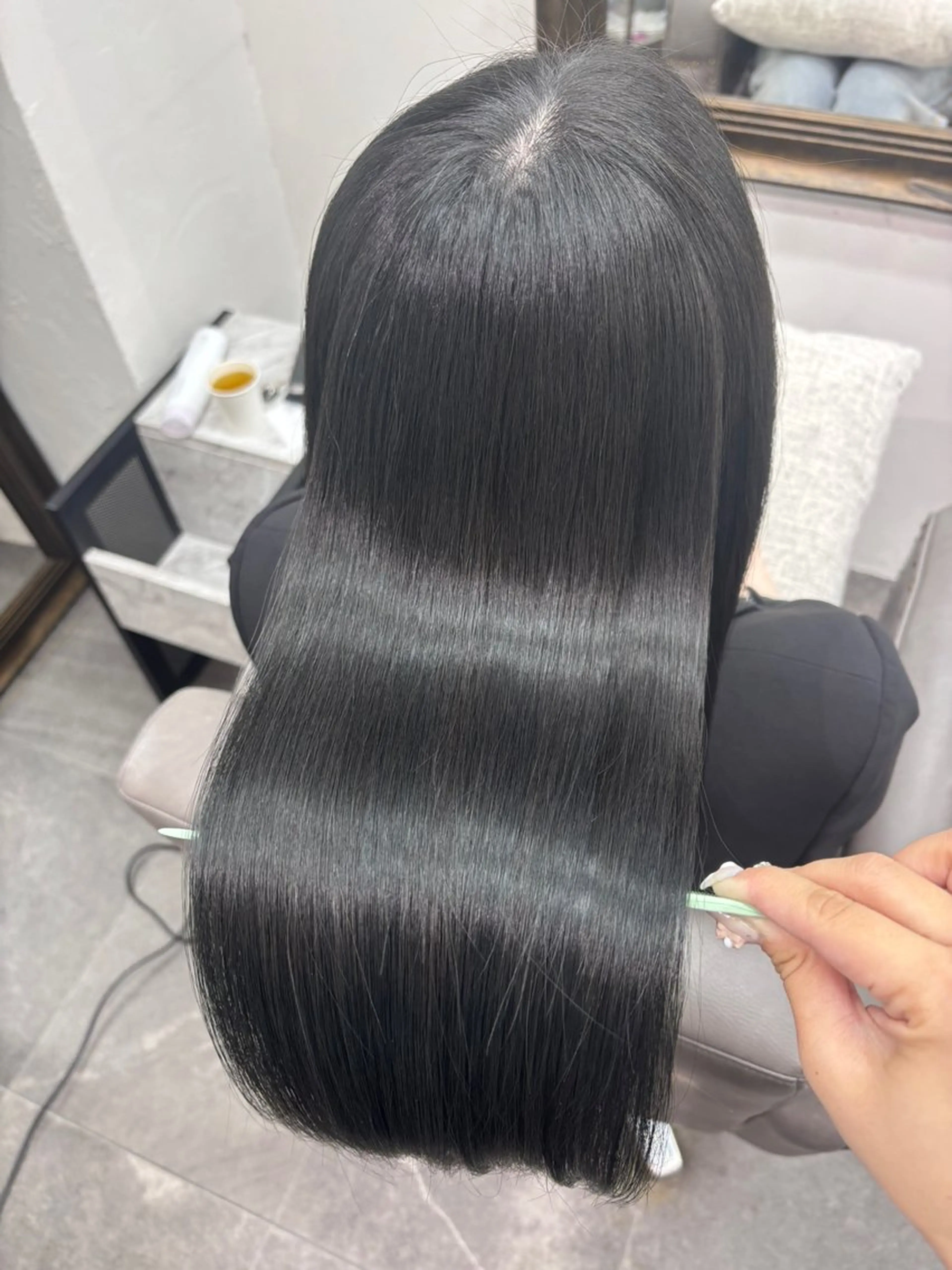 ロング カット ヘアカラー トリートメント roka 髪質改善/縮毛矯正／韓国レイヤー所属・roka 🌿あやのヘアスタイル