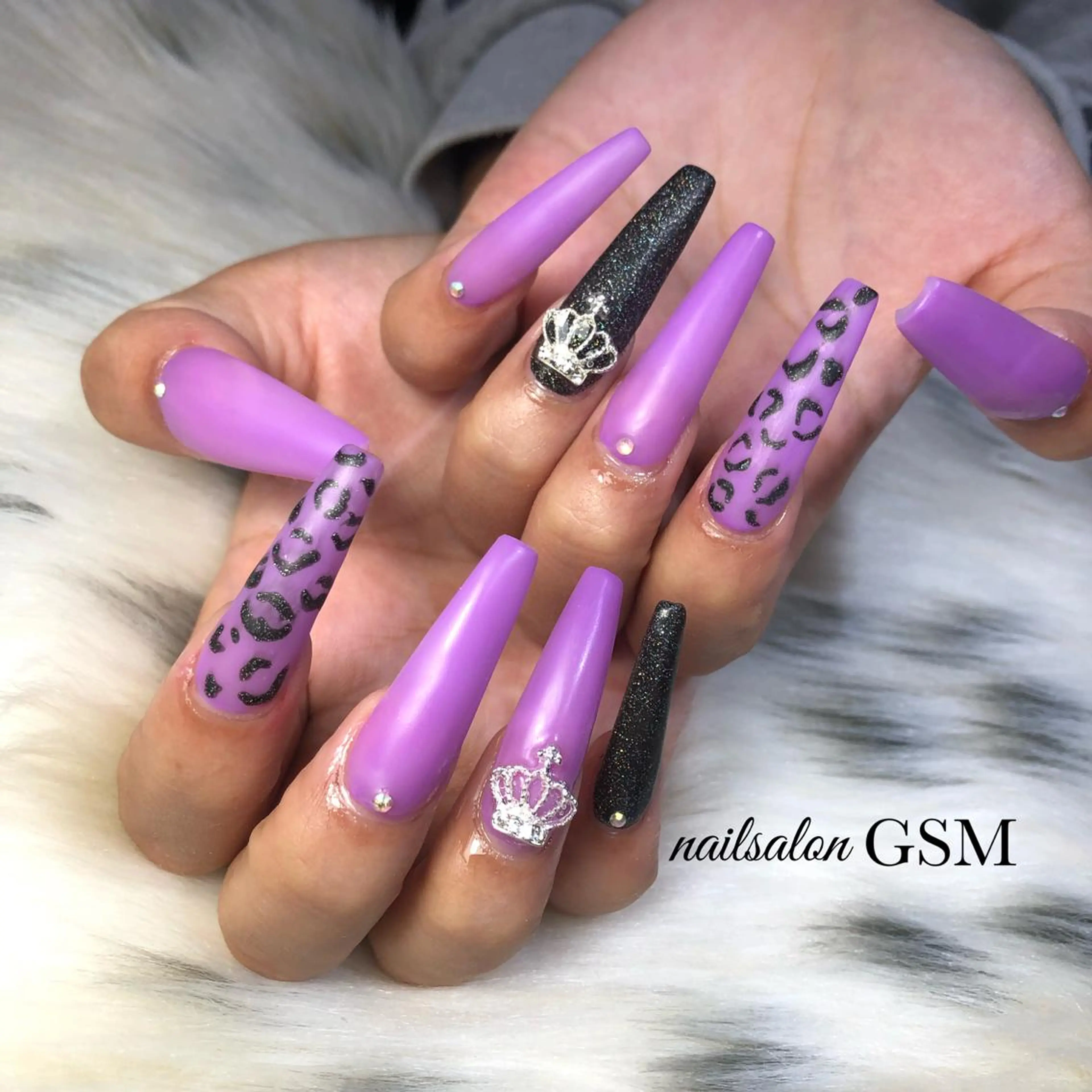 ネイル マットネイル ハンドネイル nail salon GSMのネイルデザイン