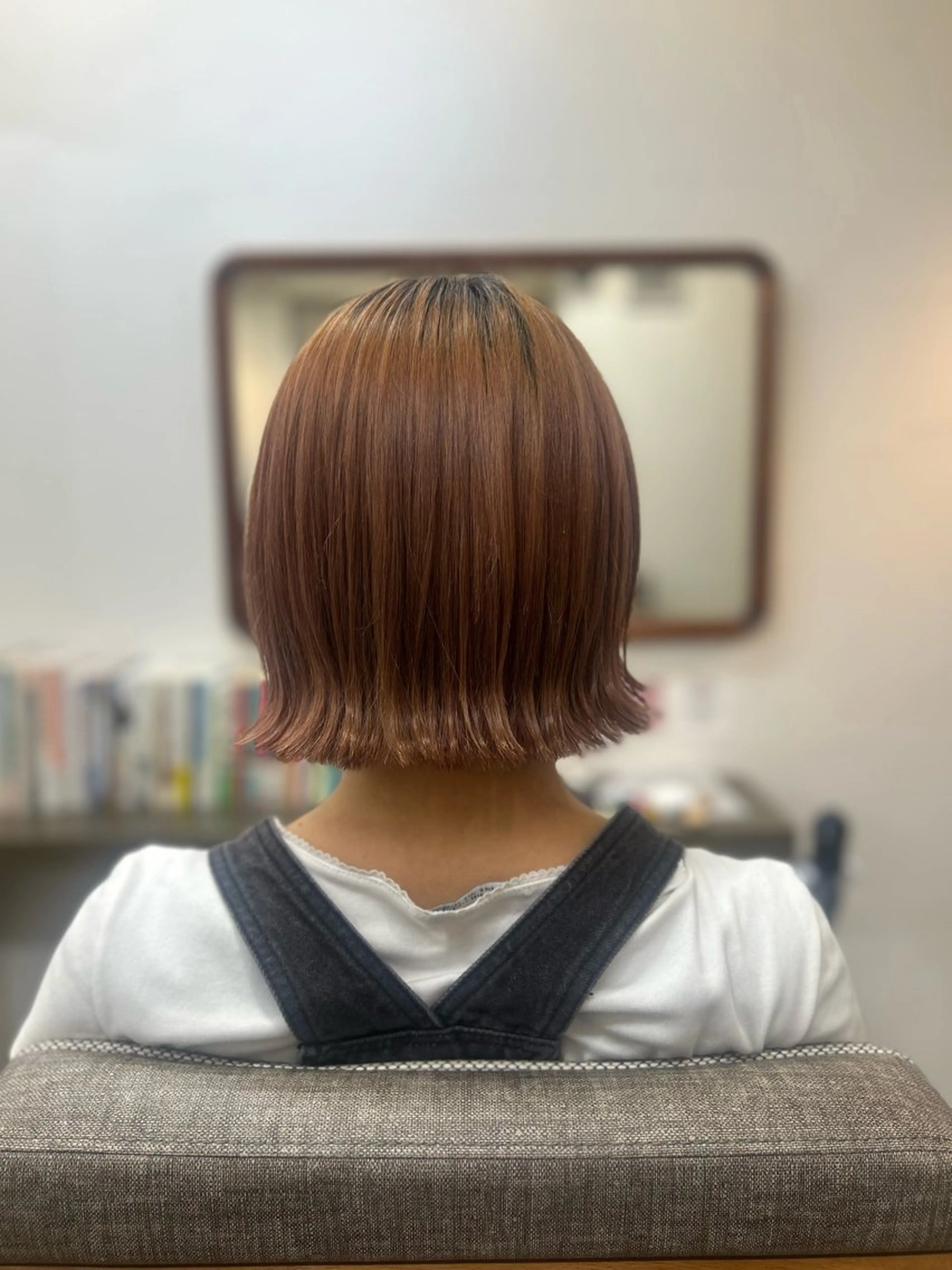 ミディアム 外ハネヘア ショート￤ボブ￤顔周 りcut￤ナノコ🎀のヘアスタイル