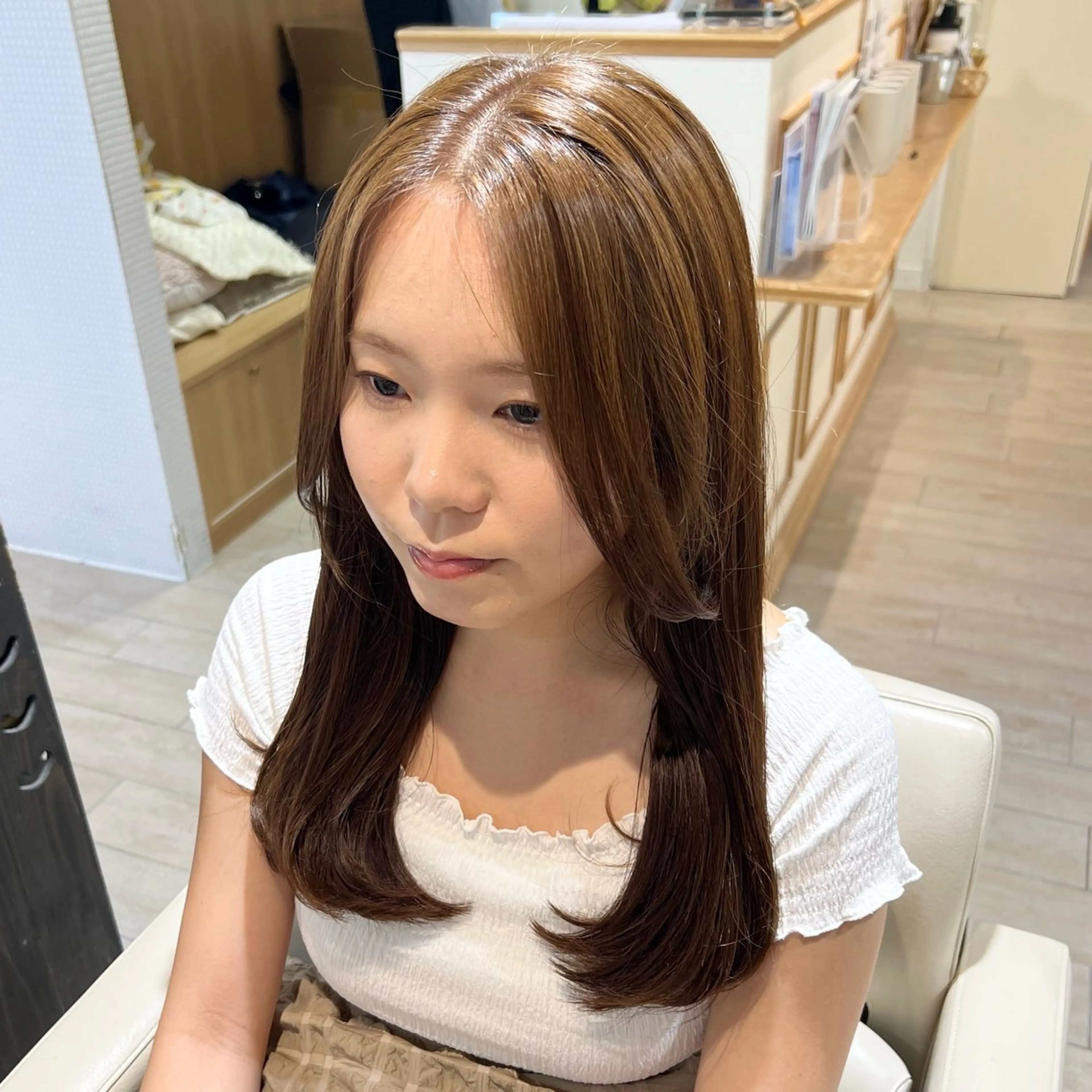 ロング カラー ヘアカラー ୨୧color୨୧ ちひろのヘアスタイル