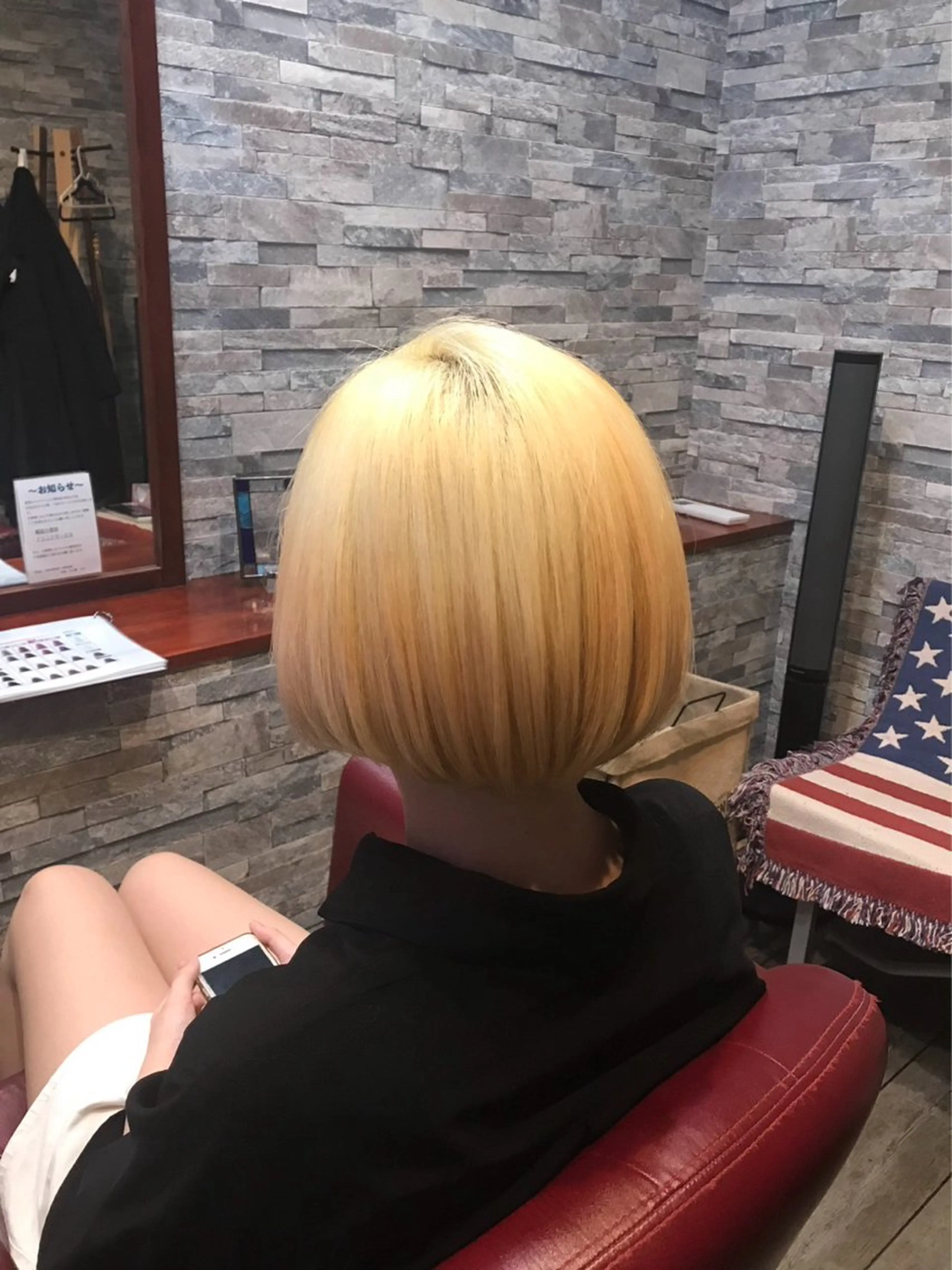 ミディアム カラー ブリーチ 中川原 大介のヘアスタイル