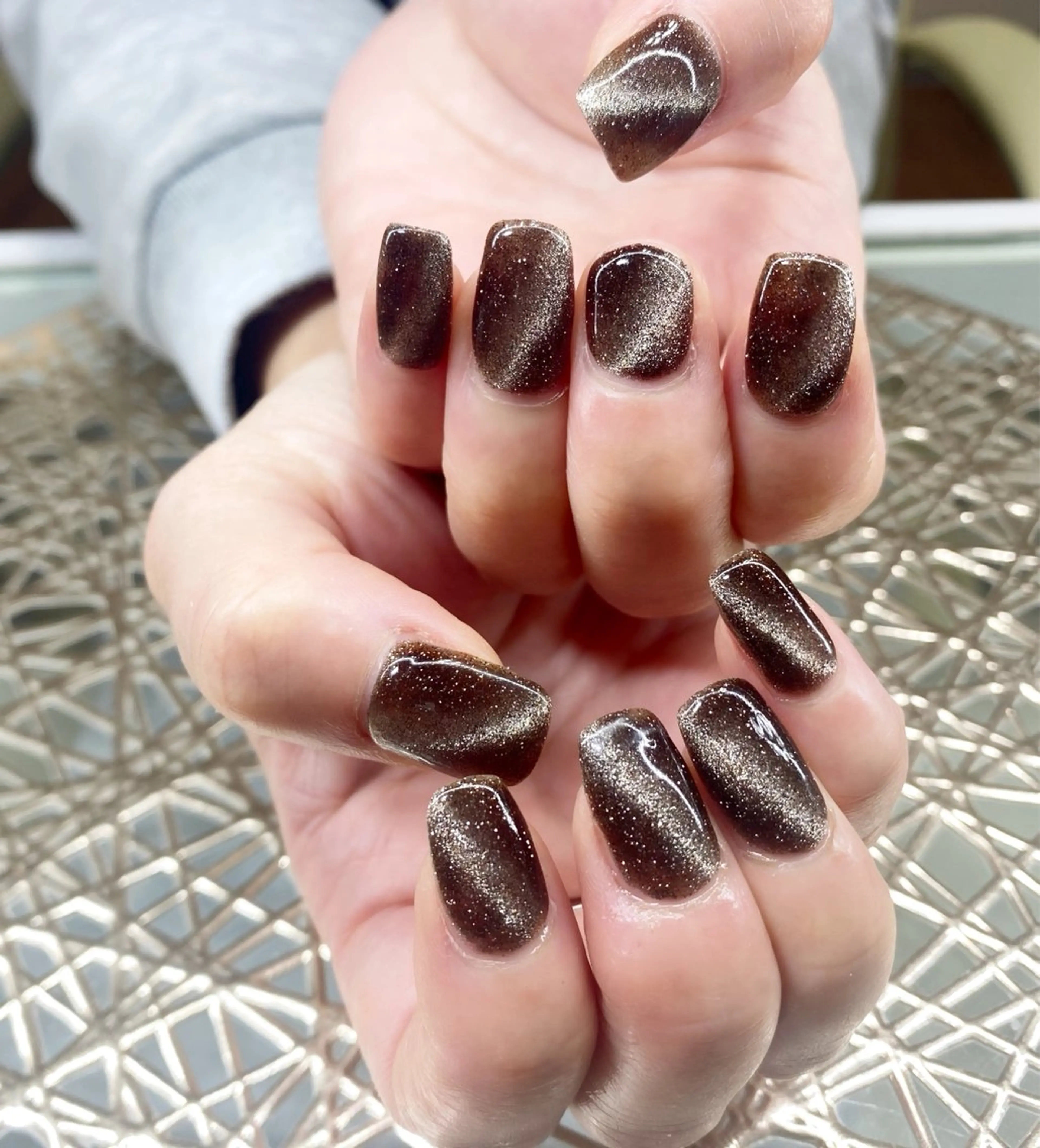 ネイル マグネットネイル ハンドネイル ネイルサロン nail_upのネイルデザイン