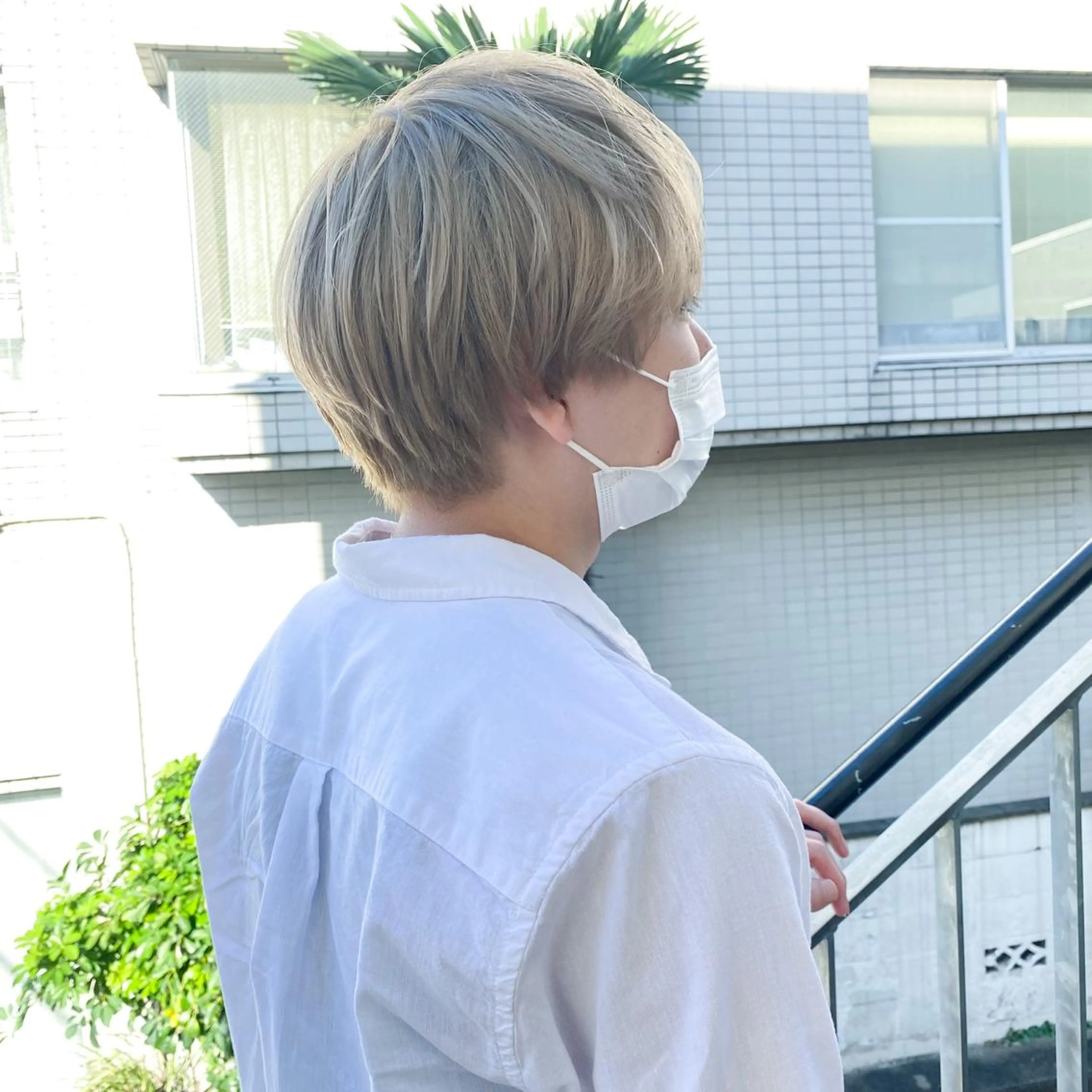カラー メンズ ヘアカラー トリートメント ヘッドスパ ヘアセット 艶髪ブリーチ 永井竜也のヘアスタイル