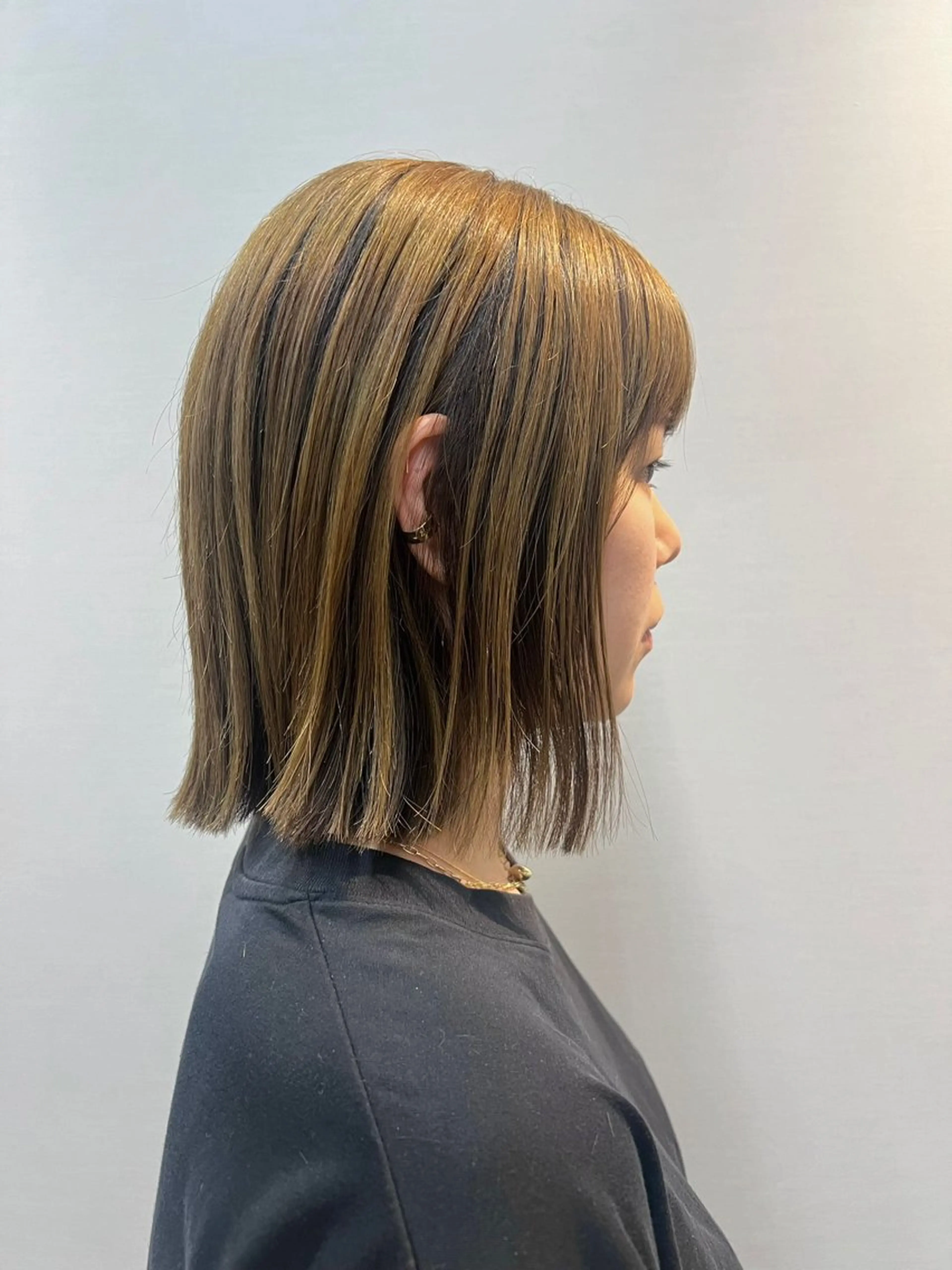 ショート 切りっぱなしボブ ボブ duft所属・duft. cocoroのヘアスタイル