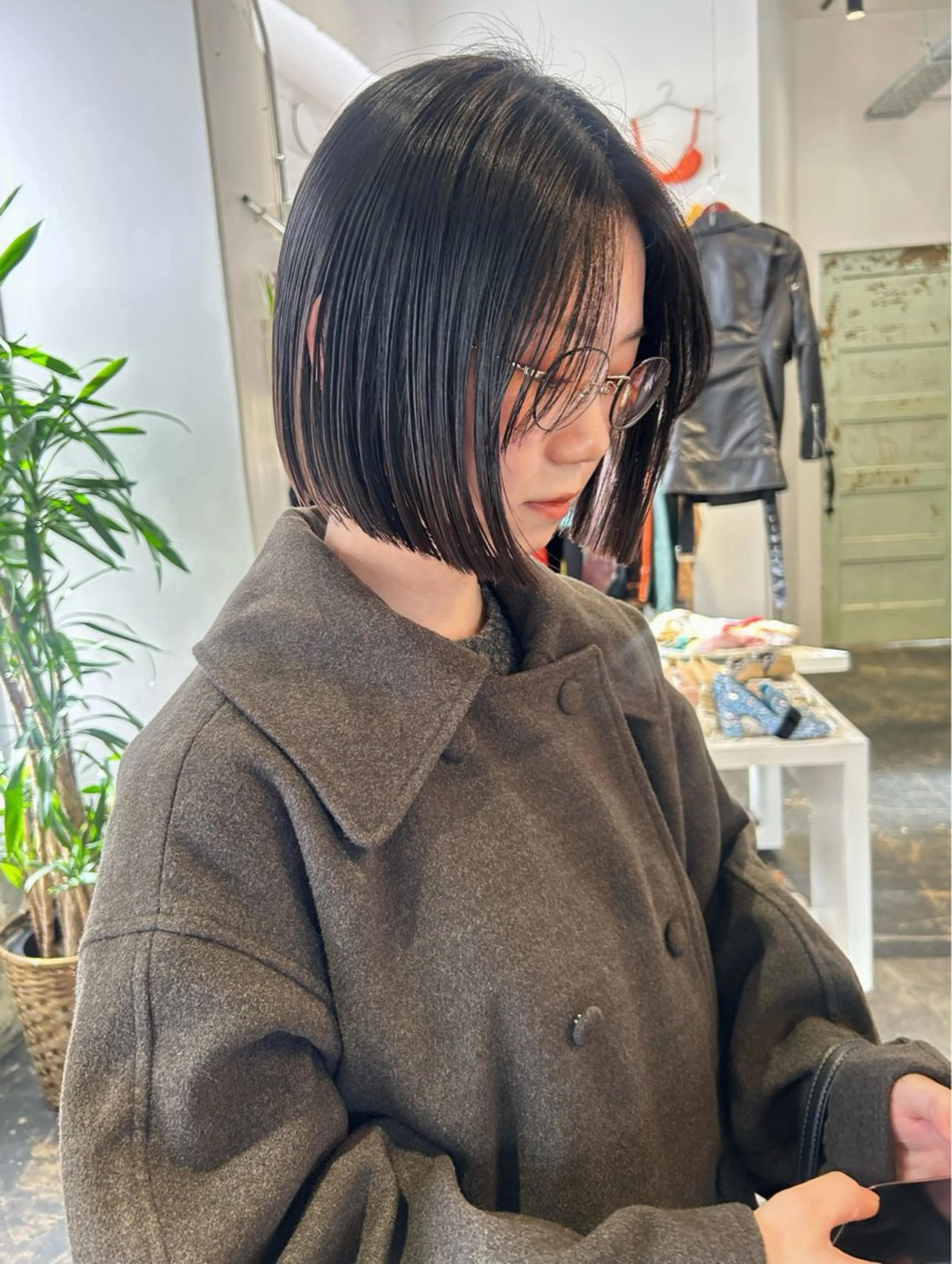 ショート カット ヘアカラー Vibe所属・hanami パーマ/透明感カラーのヘアスタイル