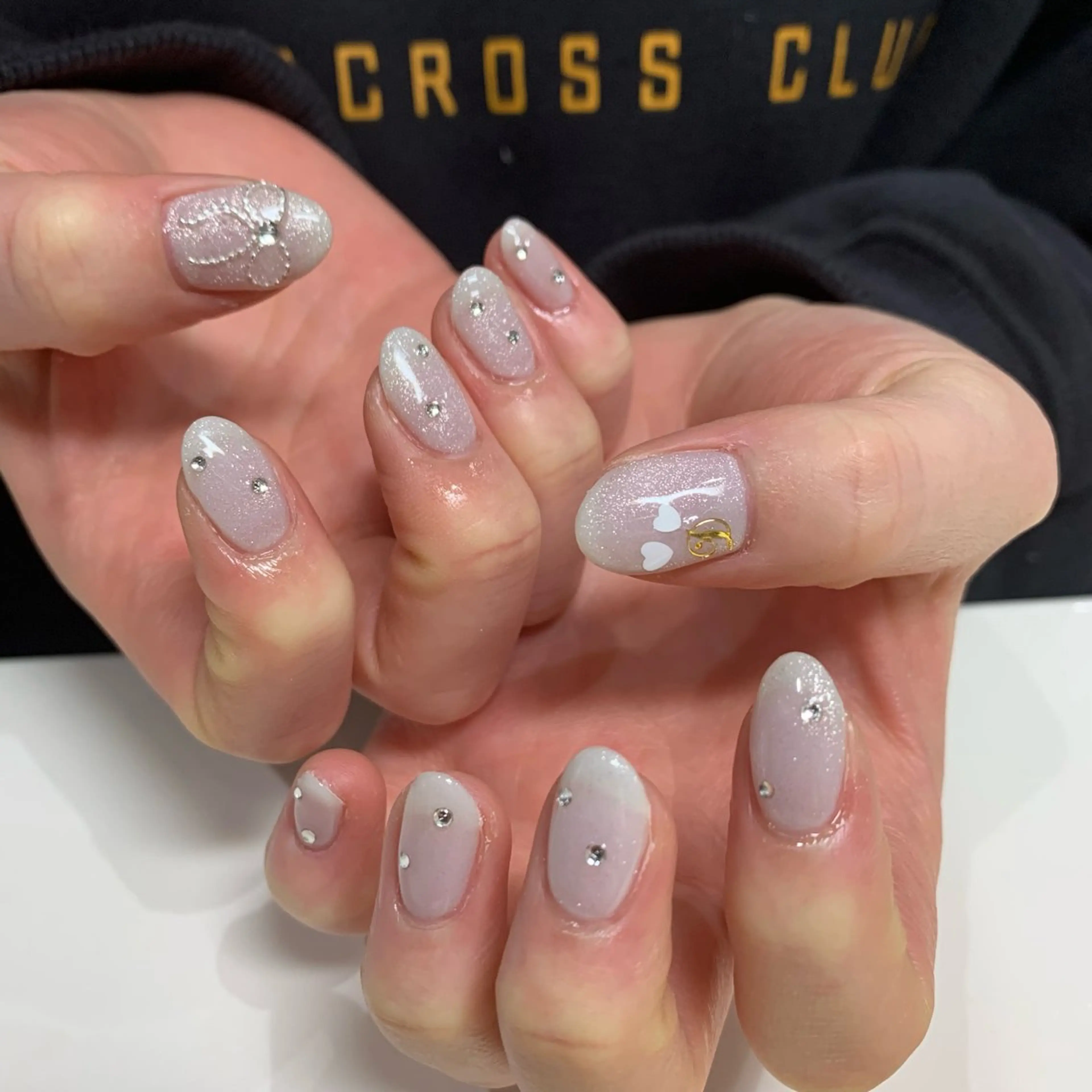 ネイル リボン ELAN) Hasegawaのネイルデザイン