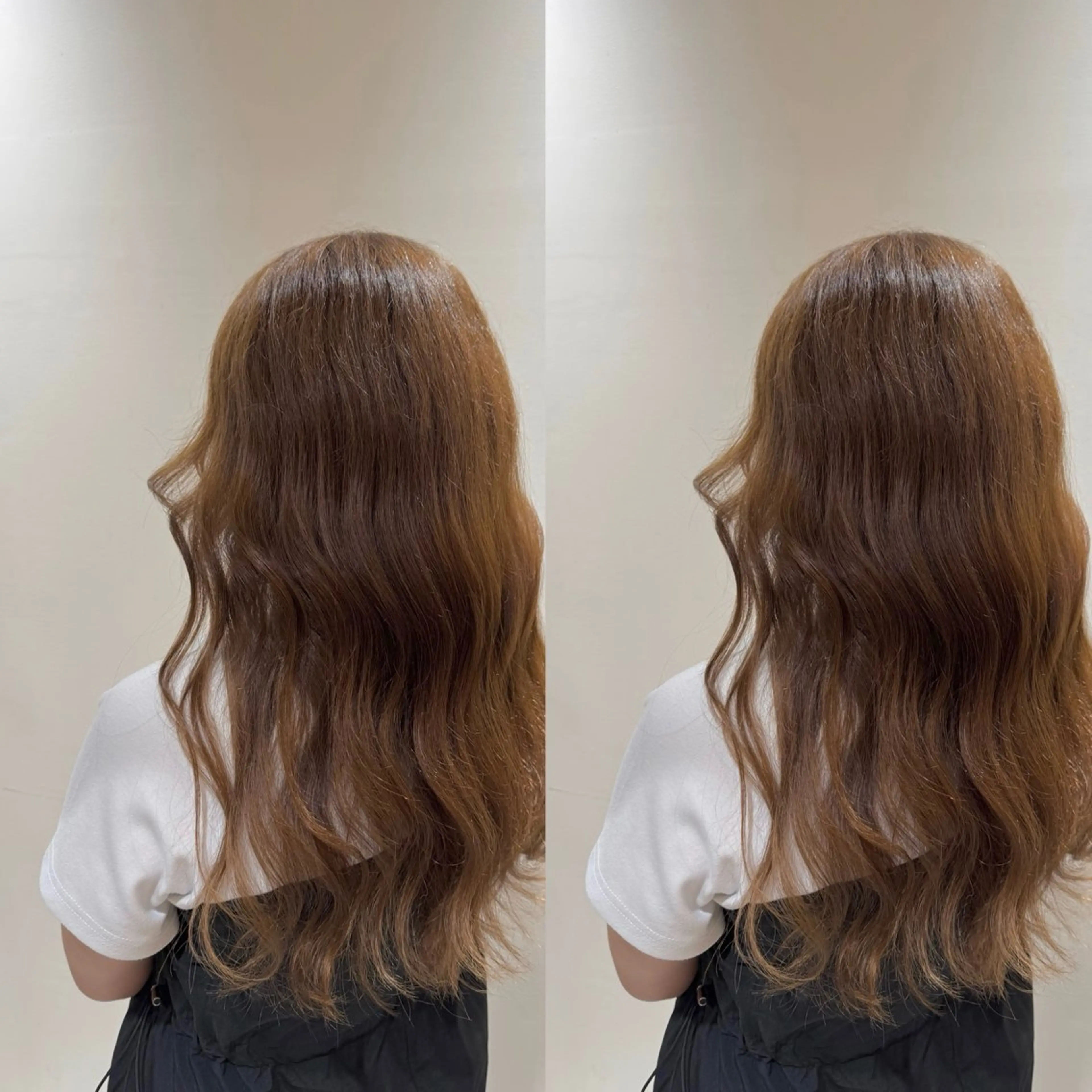 ロング カラー カット ヘアカラー アベ ホノカのヘアスタイル