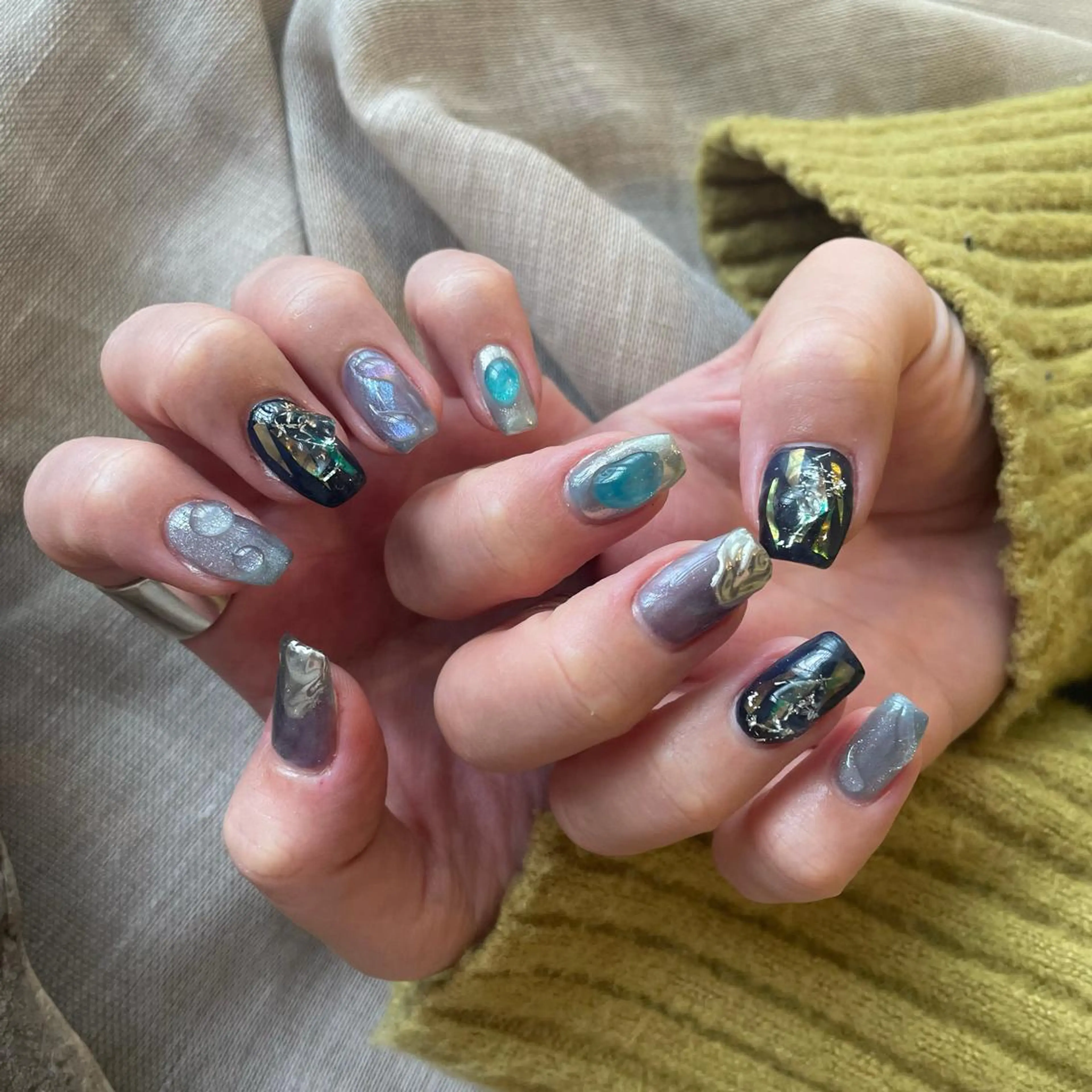 ネイル ハンドネイル revia所属・ERI Nailistのネイルデザイン