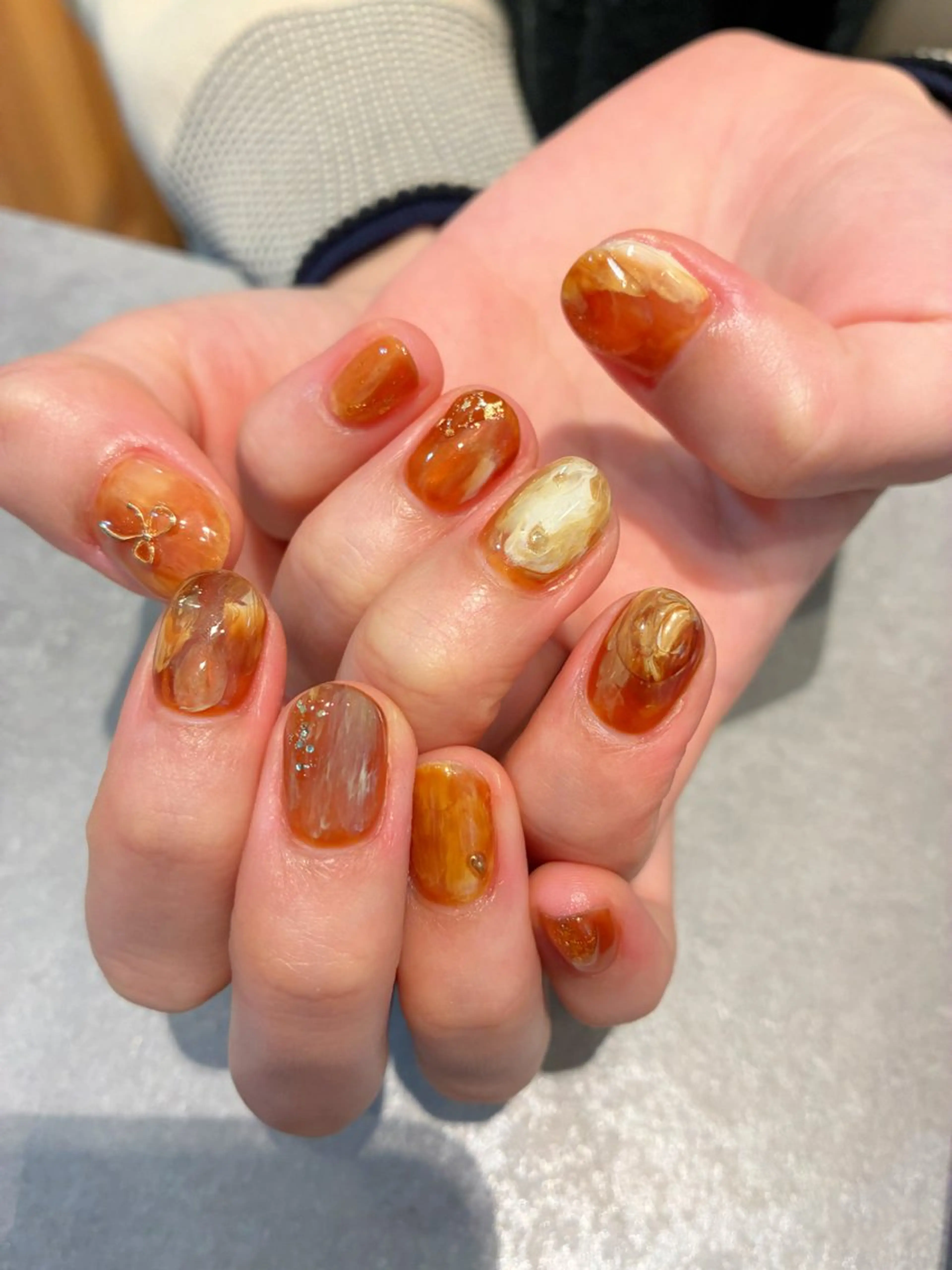 ネイル 持ち込み Nest 岩崎のネイルデザイン