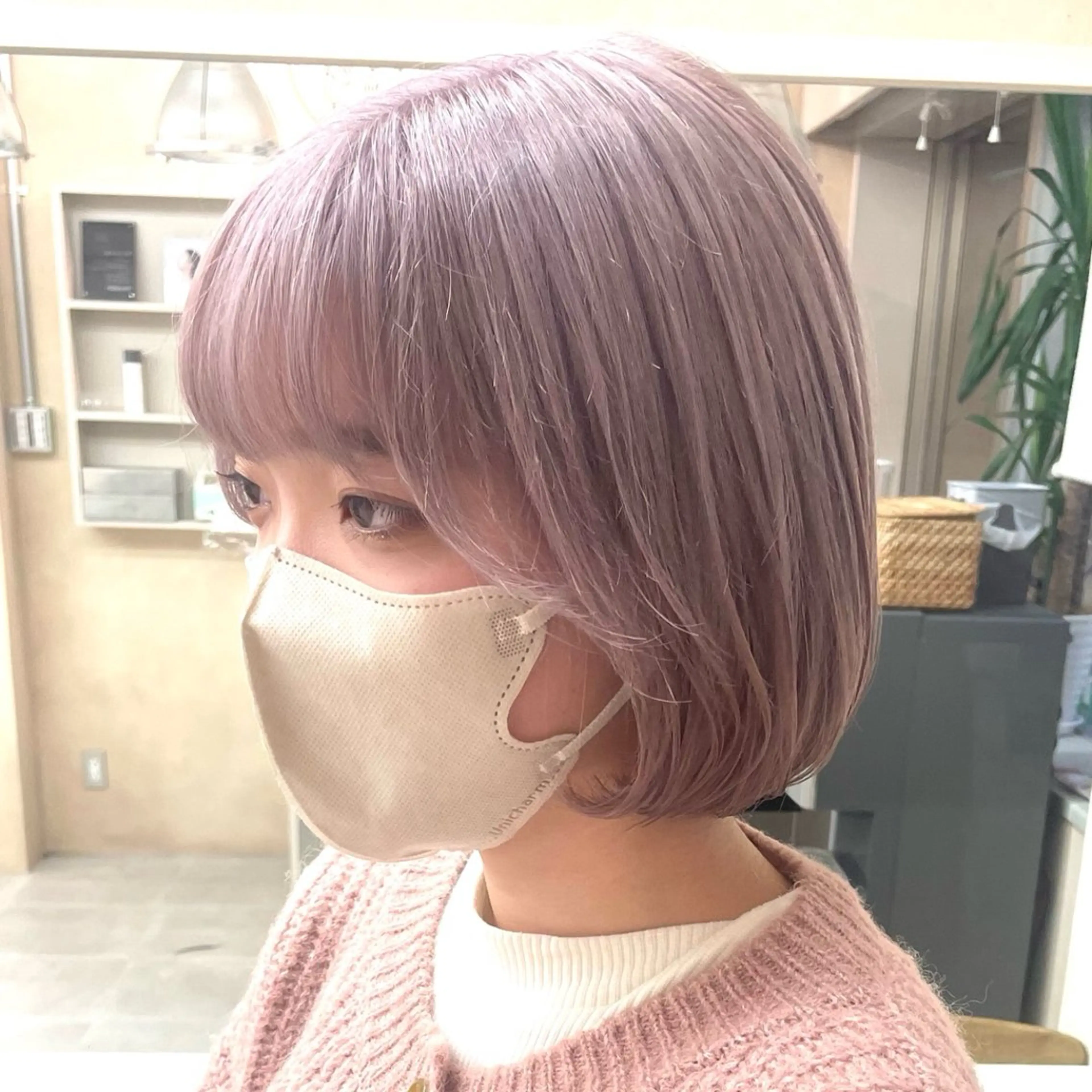 ショート カラー ヘアカラー トリートメント 奥山義進/ハイトーン /バレイヤージュのヘアスタイル