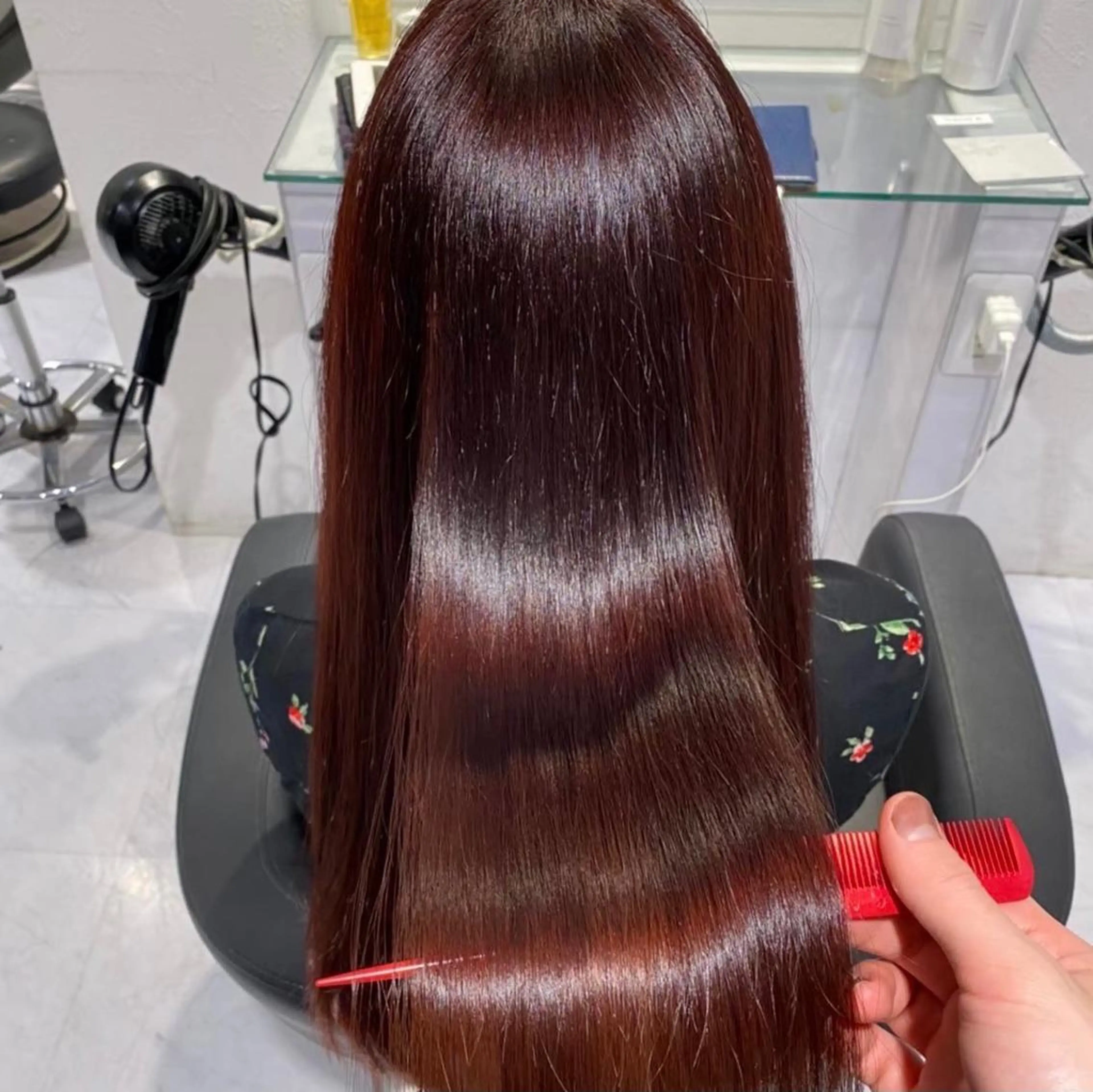 ロング メンズ キッズ 💎髪質改善縮毛矯正 SHU💎のヘアスタイル