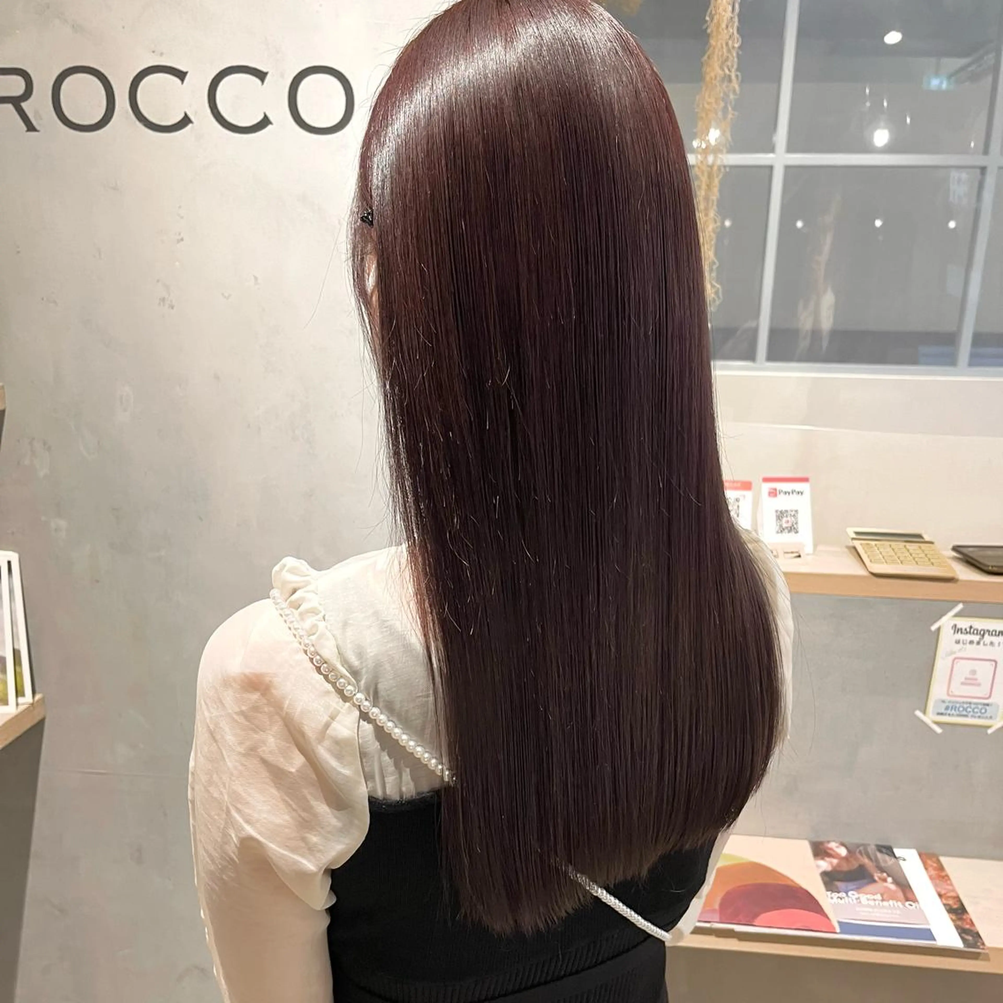 ロング カラー ブリーチ ラベンダーカラー ヘアカラー mai ROCCOのヘアスタイル