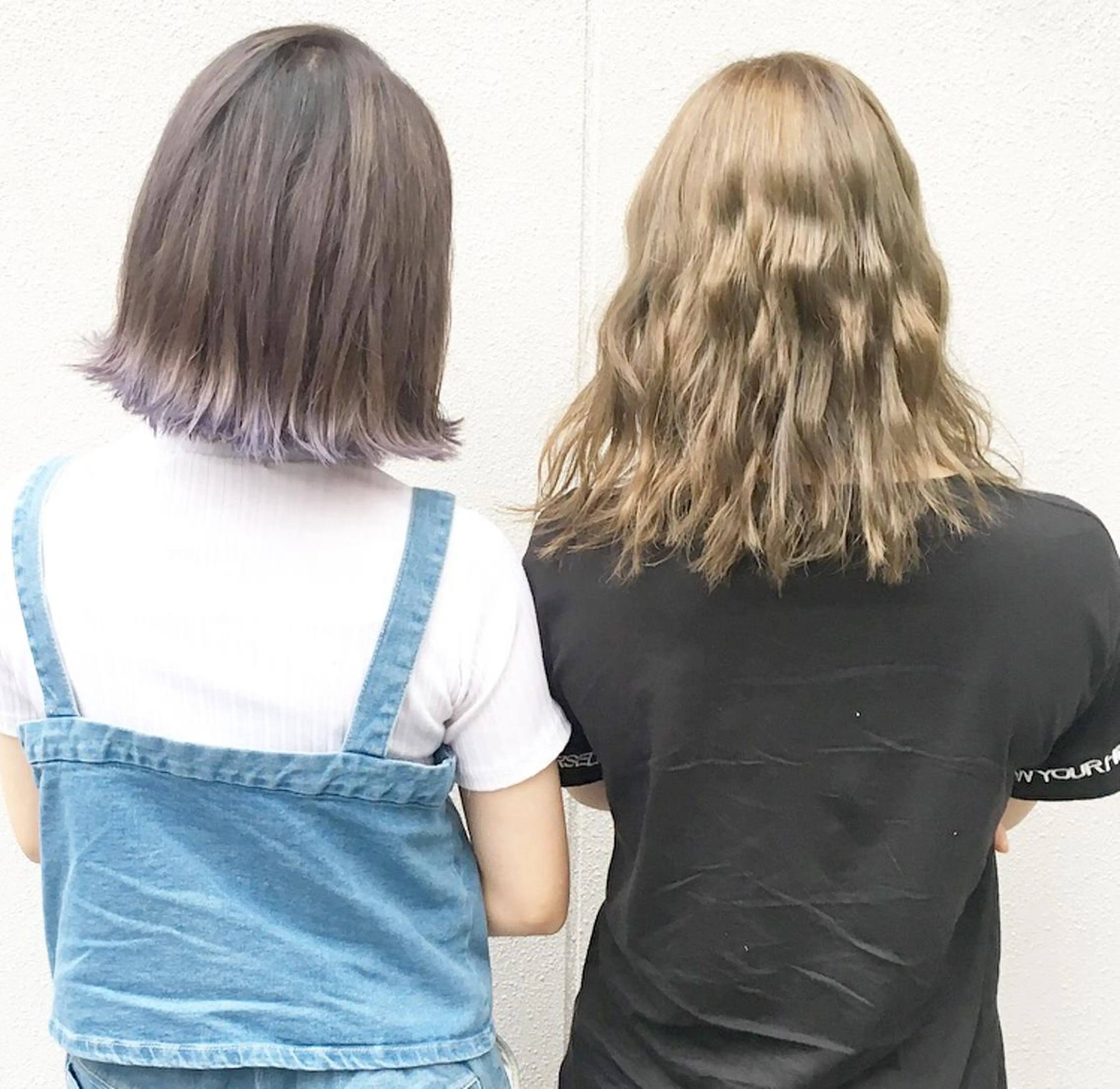 ショート カラー ブリーチ、パーマ 西部笑のヘアスタイル