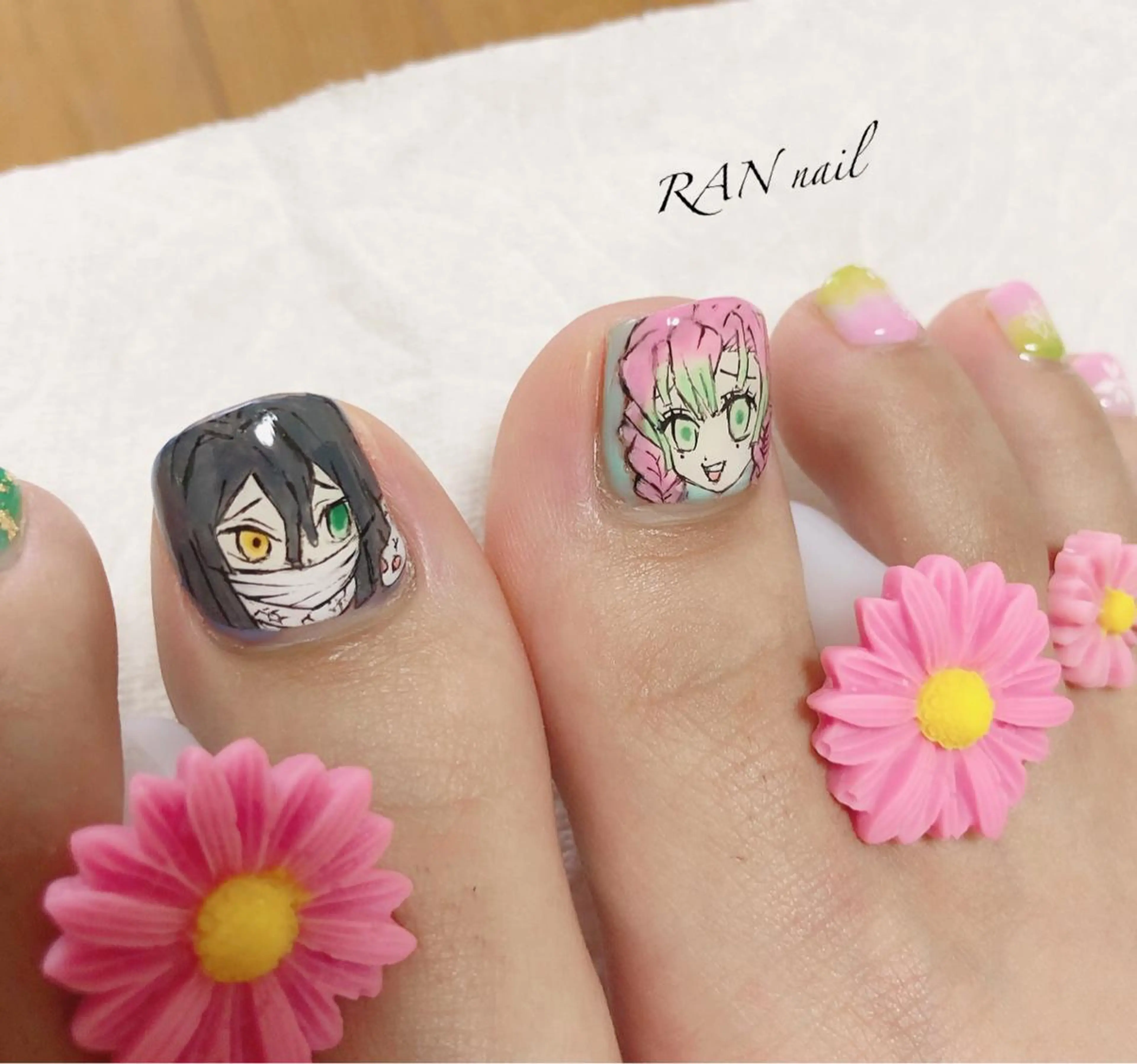 ネイル アートネイル 桜ネイル フットネイル その他(ネイル) RAN nail 〜ランネイル〜所属・RAN nailのネイルデザイン
