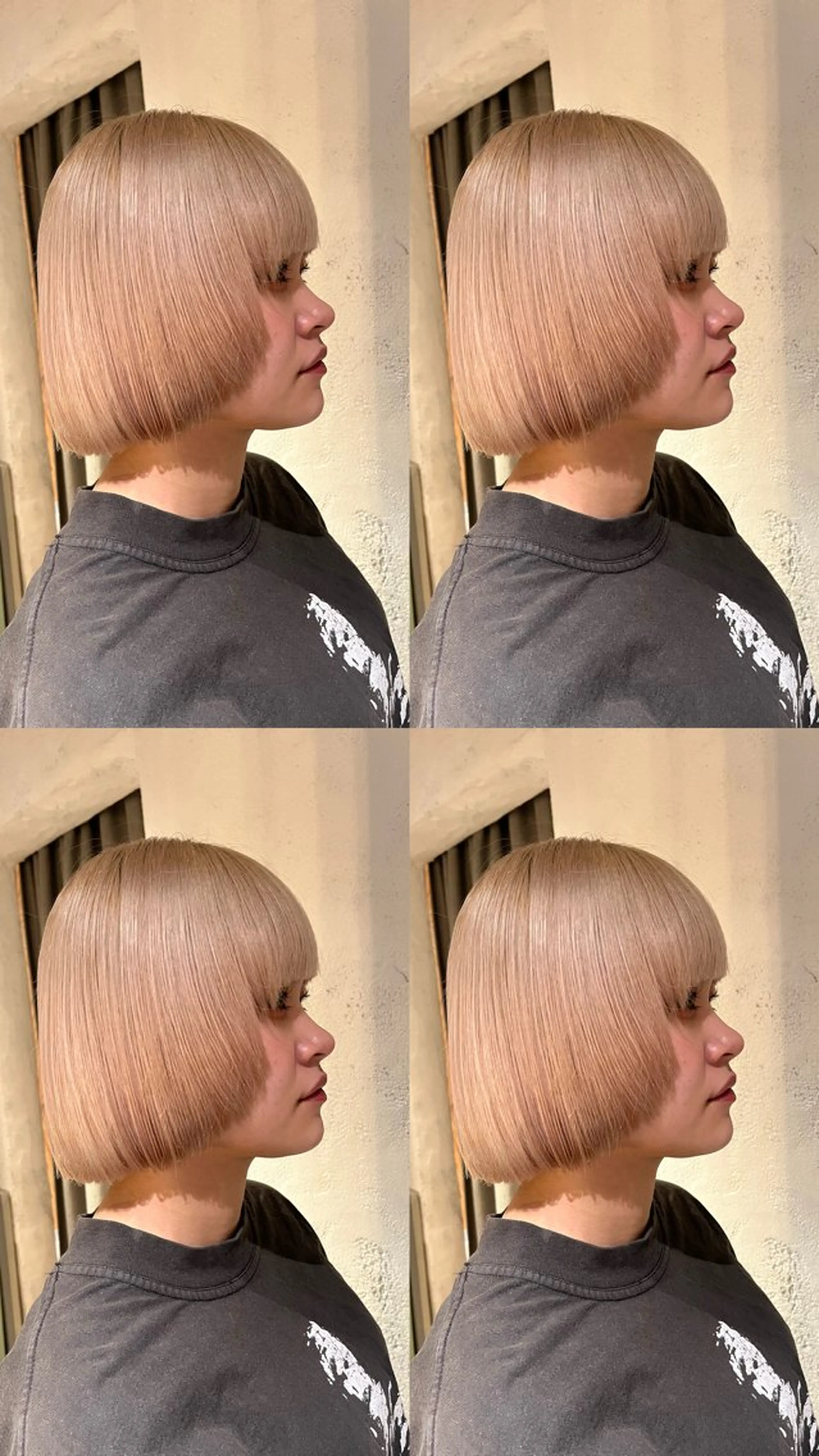 ミディアム カット トリートメント コバヤシ ラムのヘアスタイル