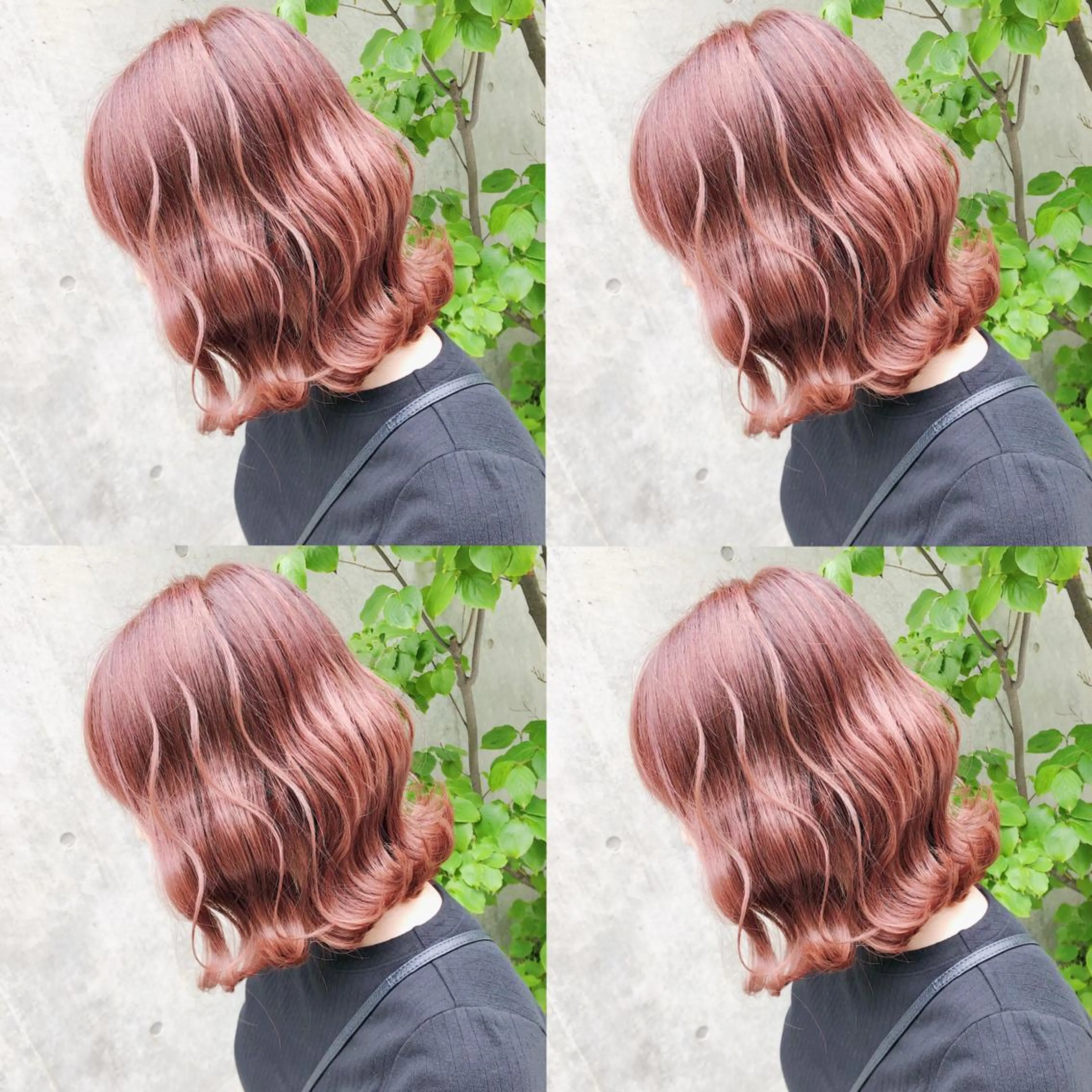 ミディアム カラー ヘアアレンジ メンズ キッズ ヘアカラー トリートメント 💟Chloe原宿店 🩶ハイトーンのヘアスタイル