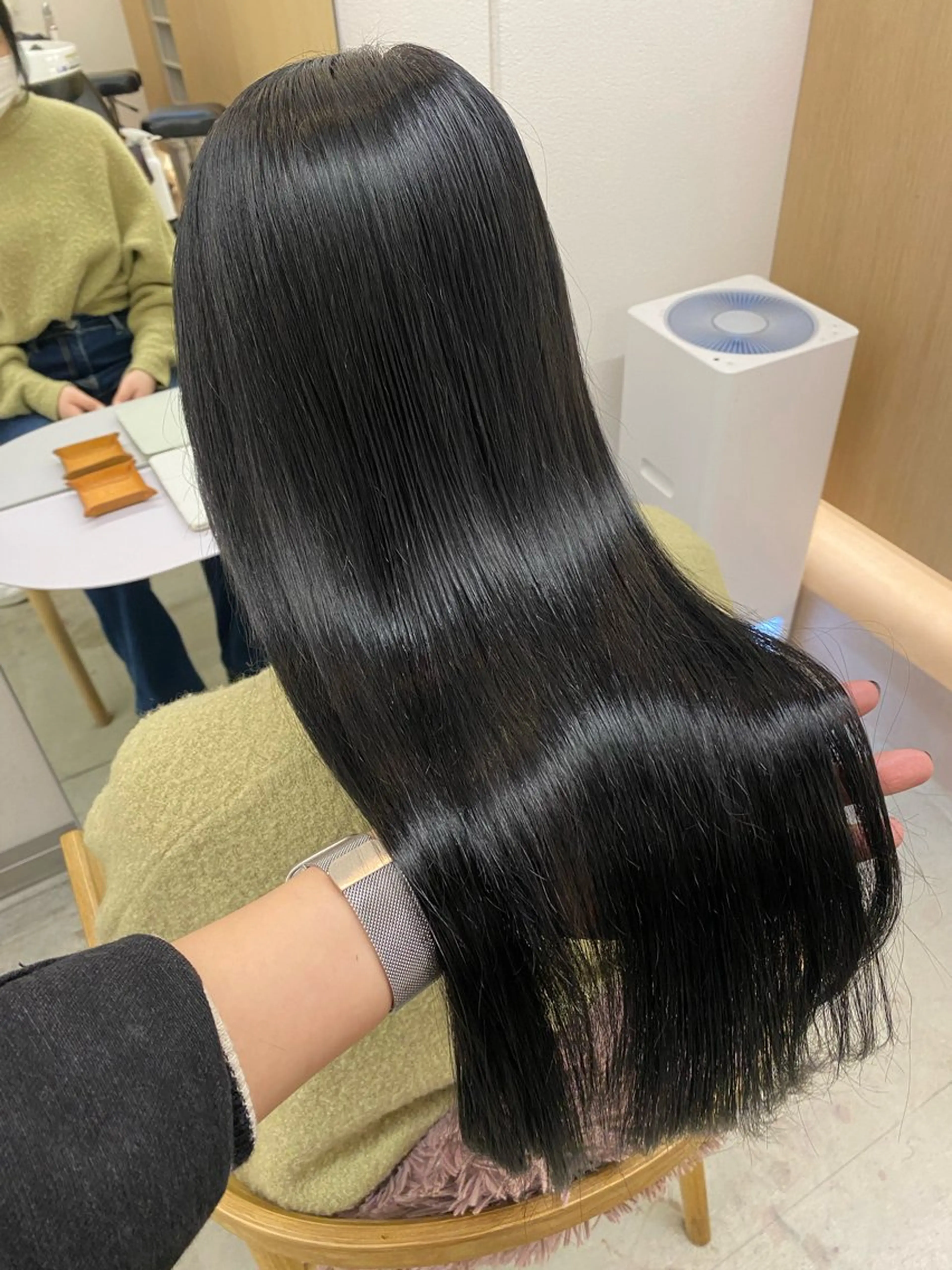 ロング カラー 黒髪 カット ヘアカラー トリートメント NIKO/名古屋/ 伏見/花屋併設のヘアスタイル