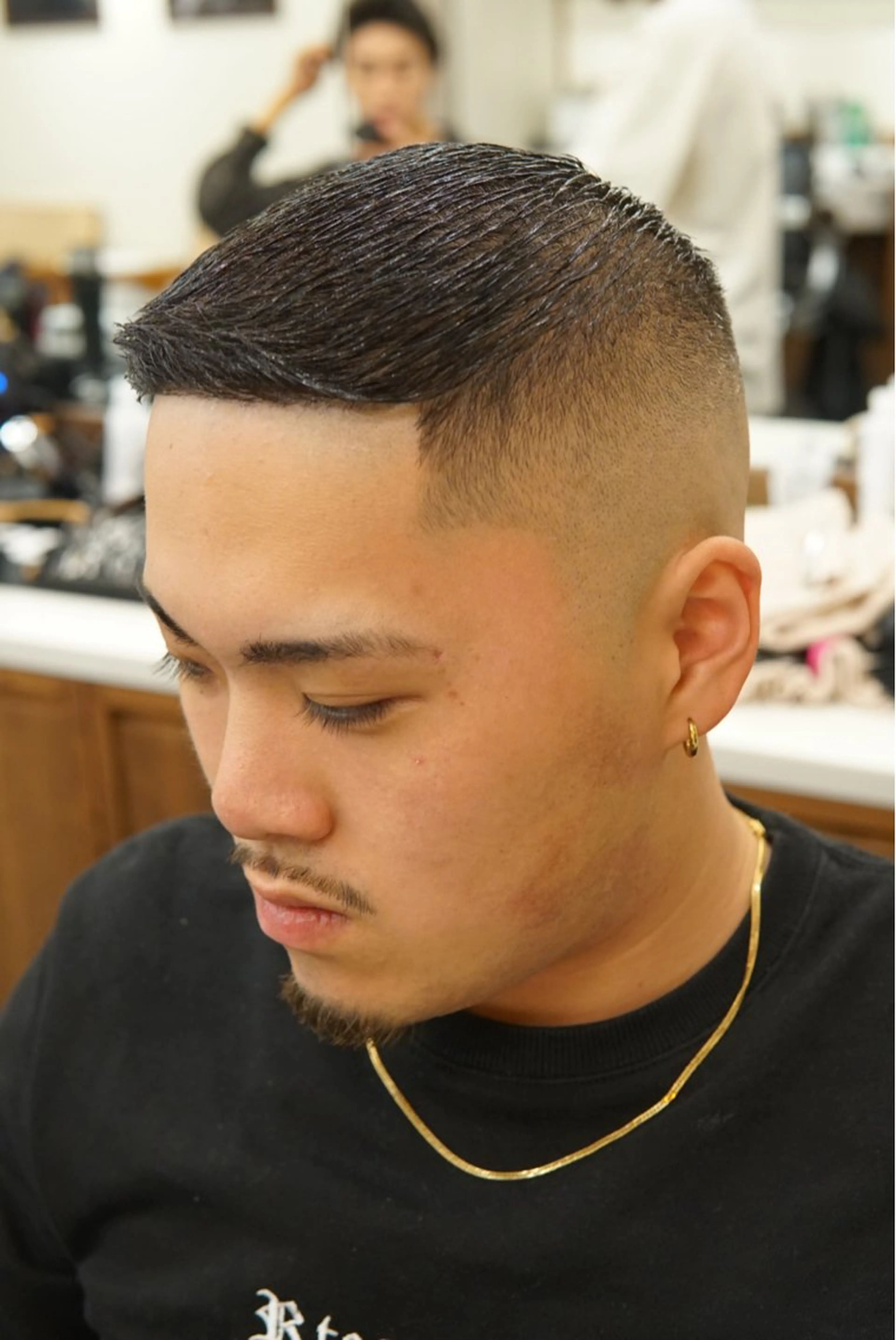 ショート メンズ フェードカット THE CHOP SHOP HARAJUKU所属・竹内 亮太のヘアスタイル