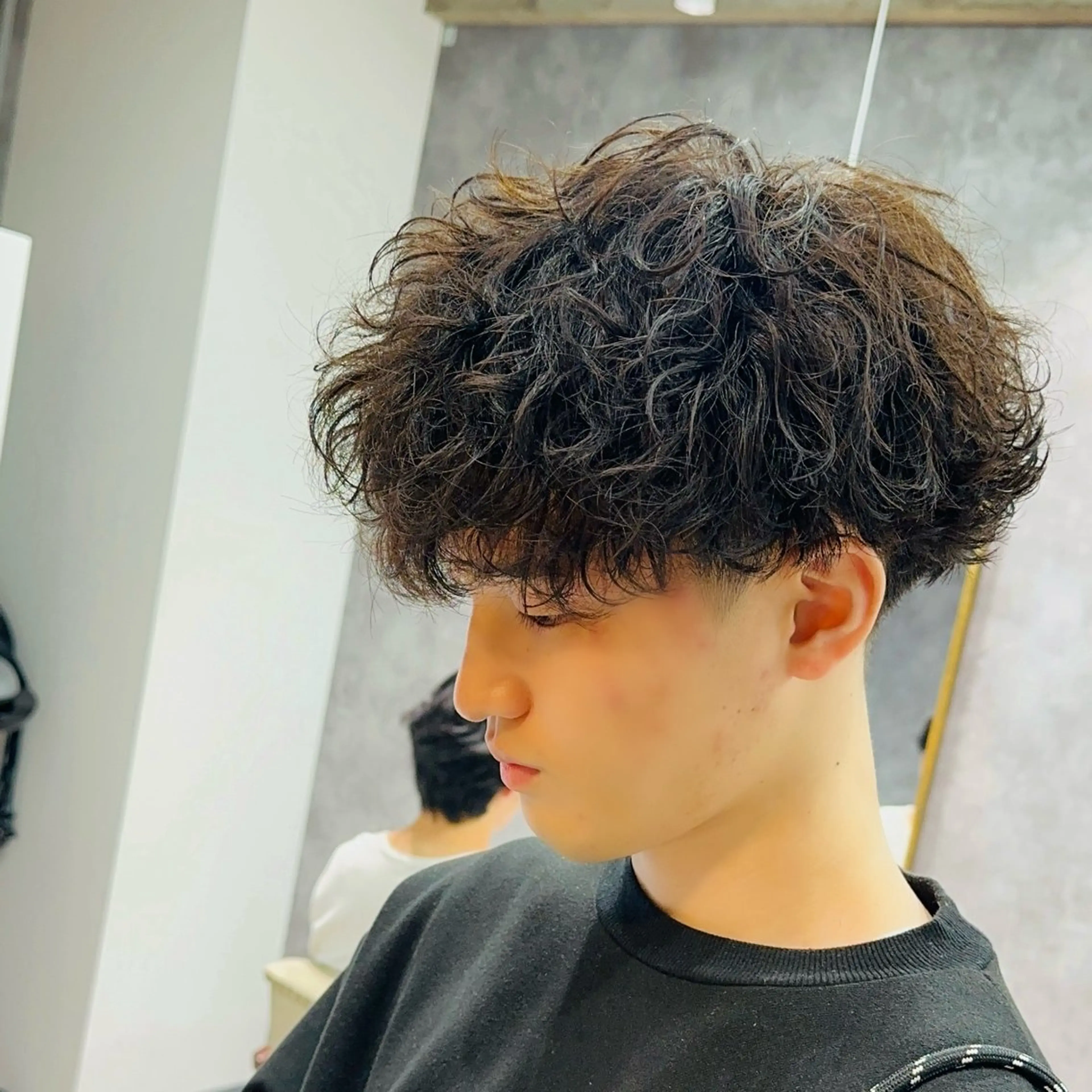 パーマ メンズ 井川 哲也のヘアスタイル