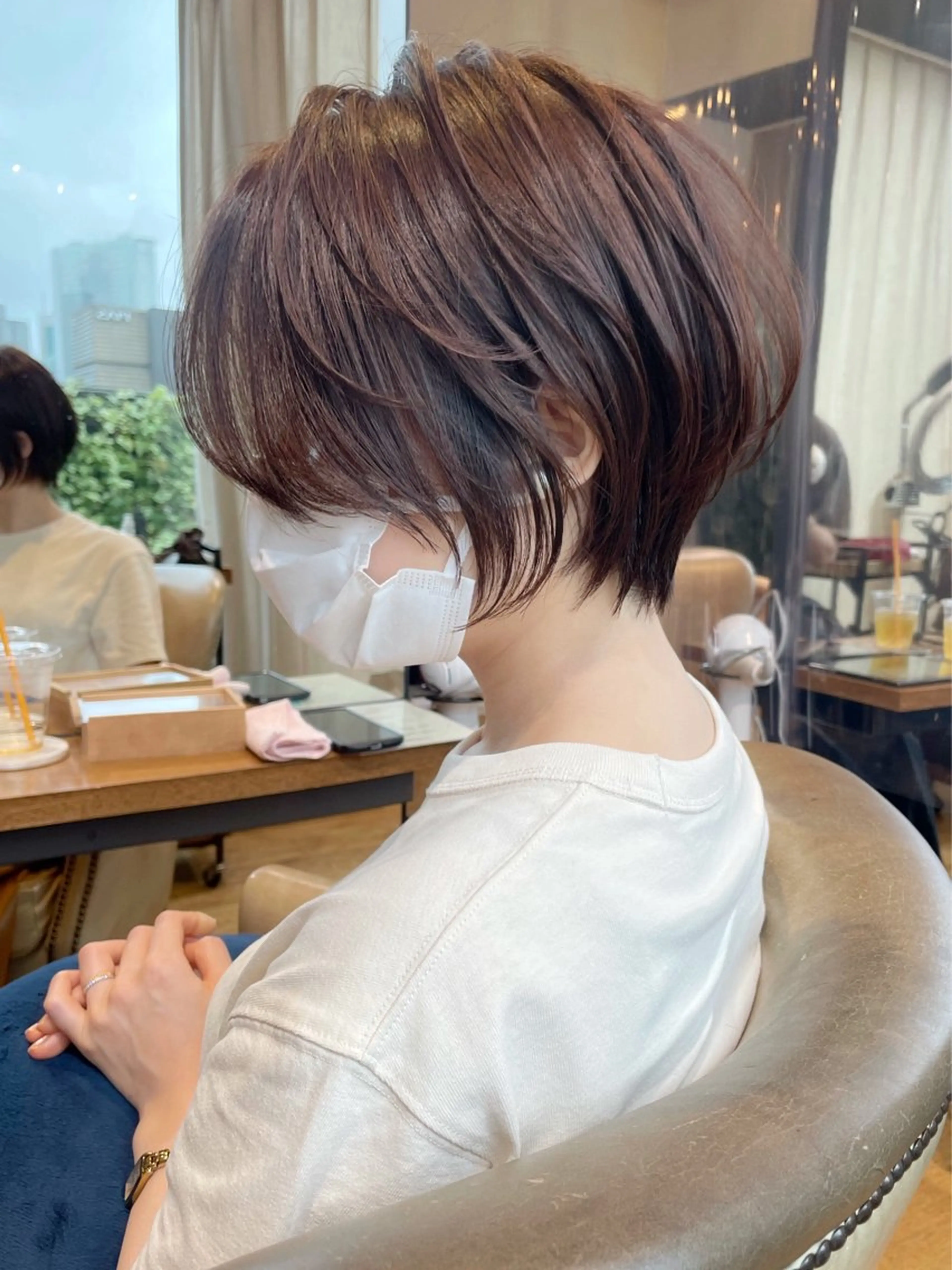 ショート カット トリートメント 無料カットモデル/ 大人ショート/荒砂のヘアスタイル