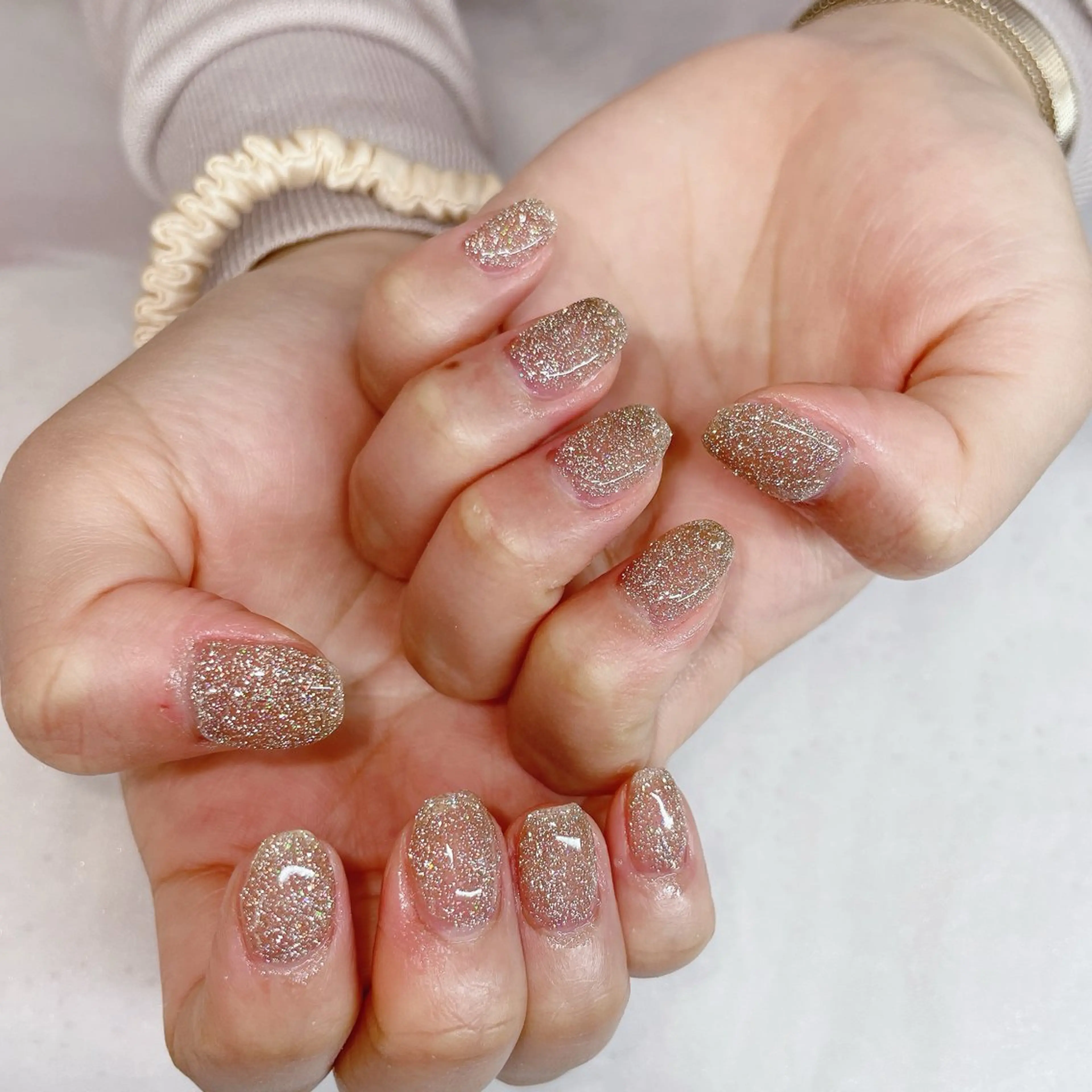 ネイル フラッシュネイル ラメ(グリッター) misun_nail所属・misun_ nailのネイルデザイン