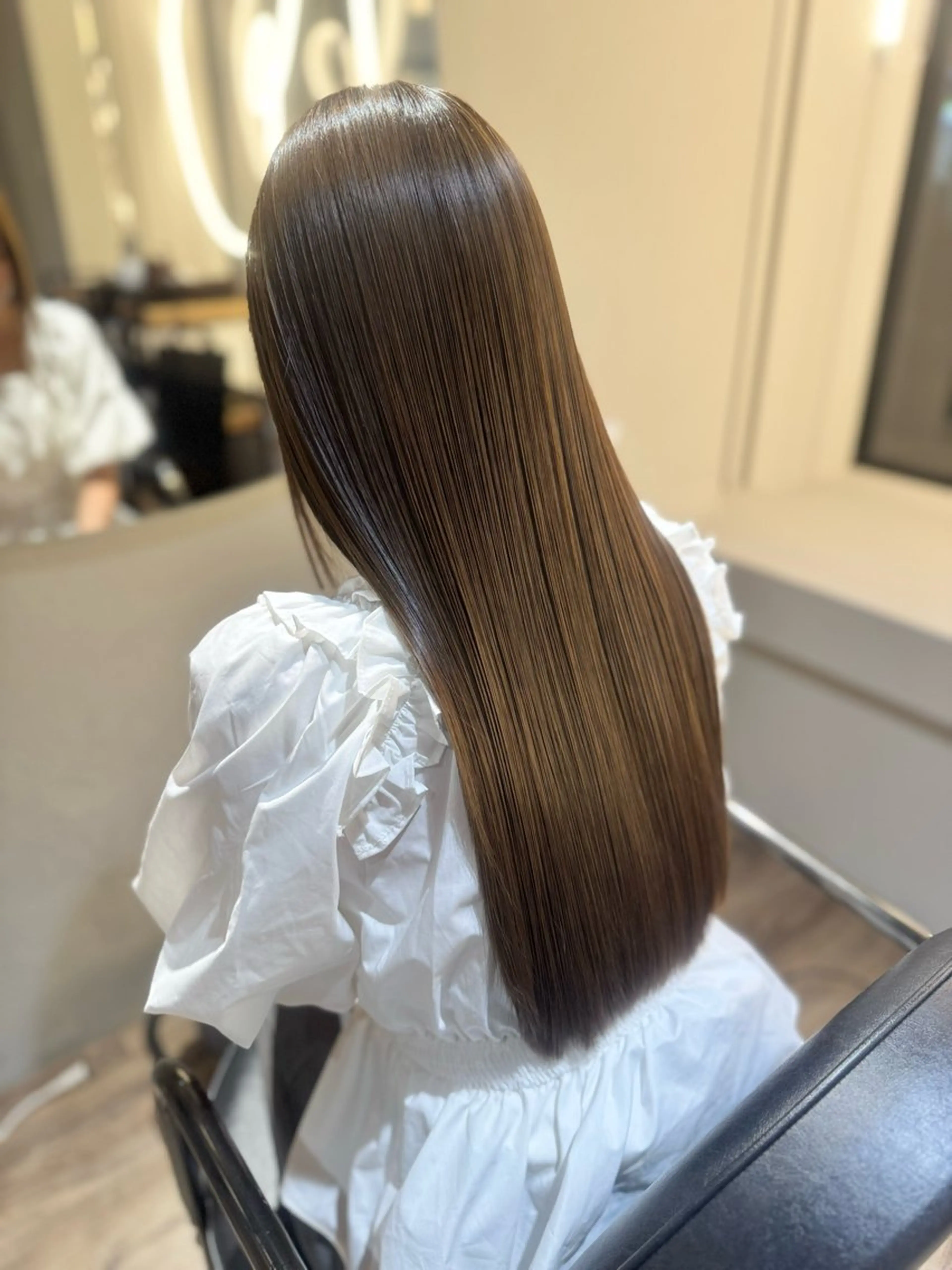 ロング ヘアカラー 【天満1艶髪】潤艶/ 髪質改善🌹釣本竜哉のヘアスタイル