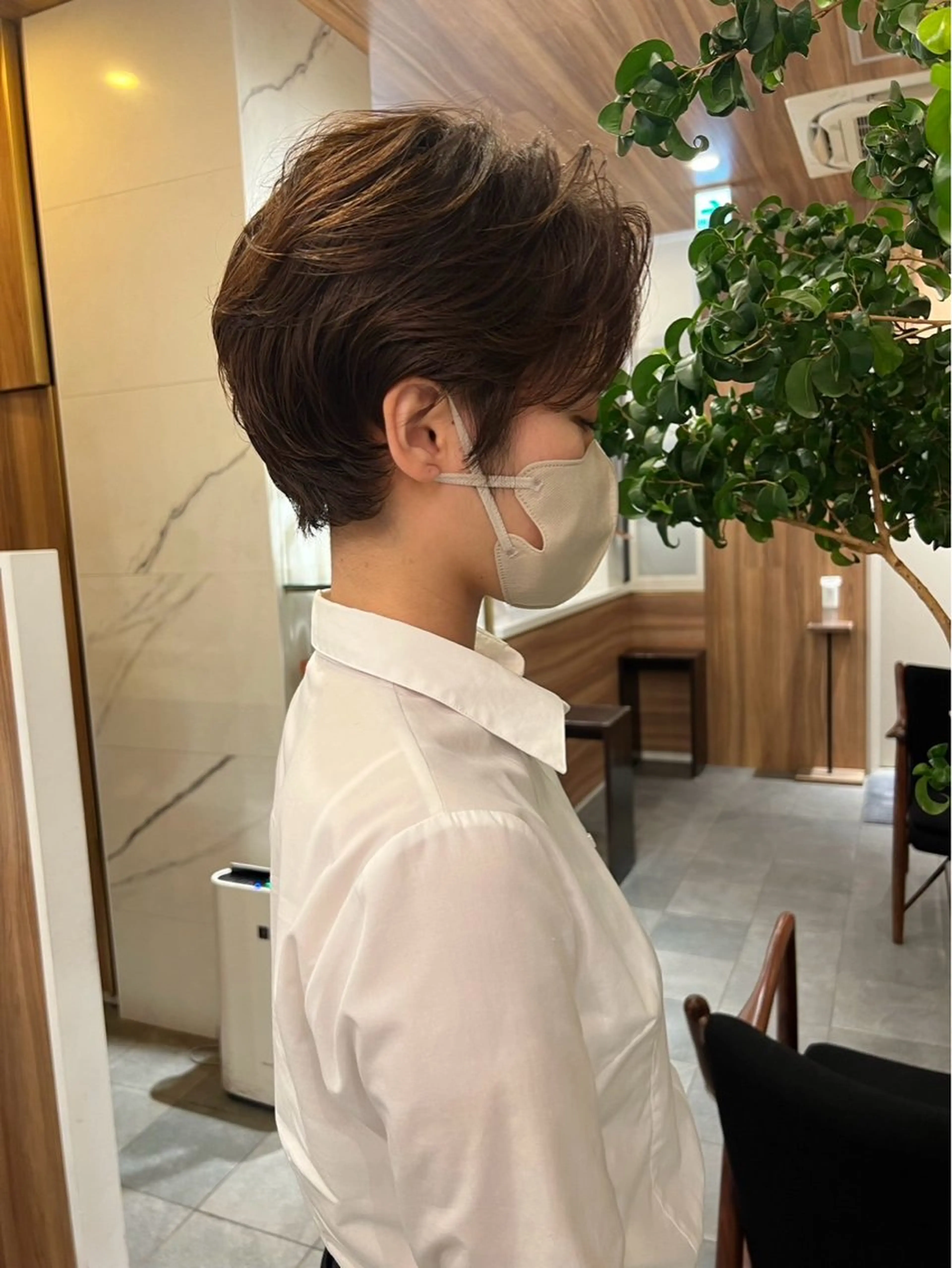 ショート パーマ カット パーマ BEAUTRIUM 穂乃香のヘアスタイル