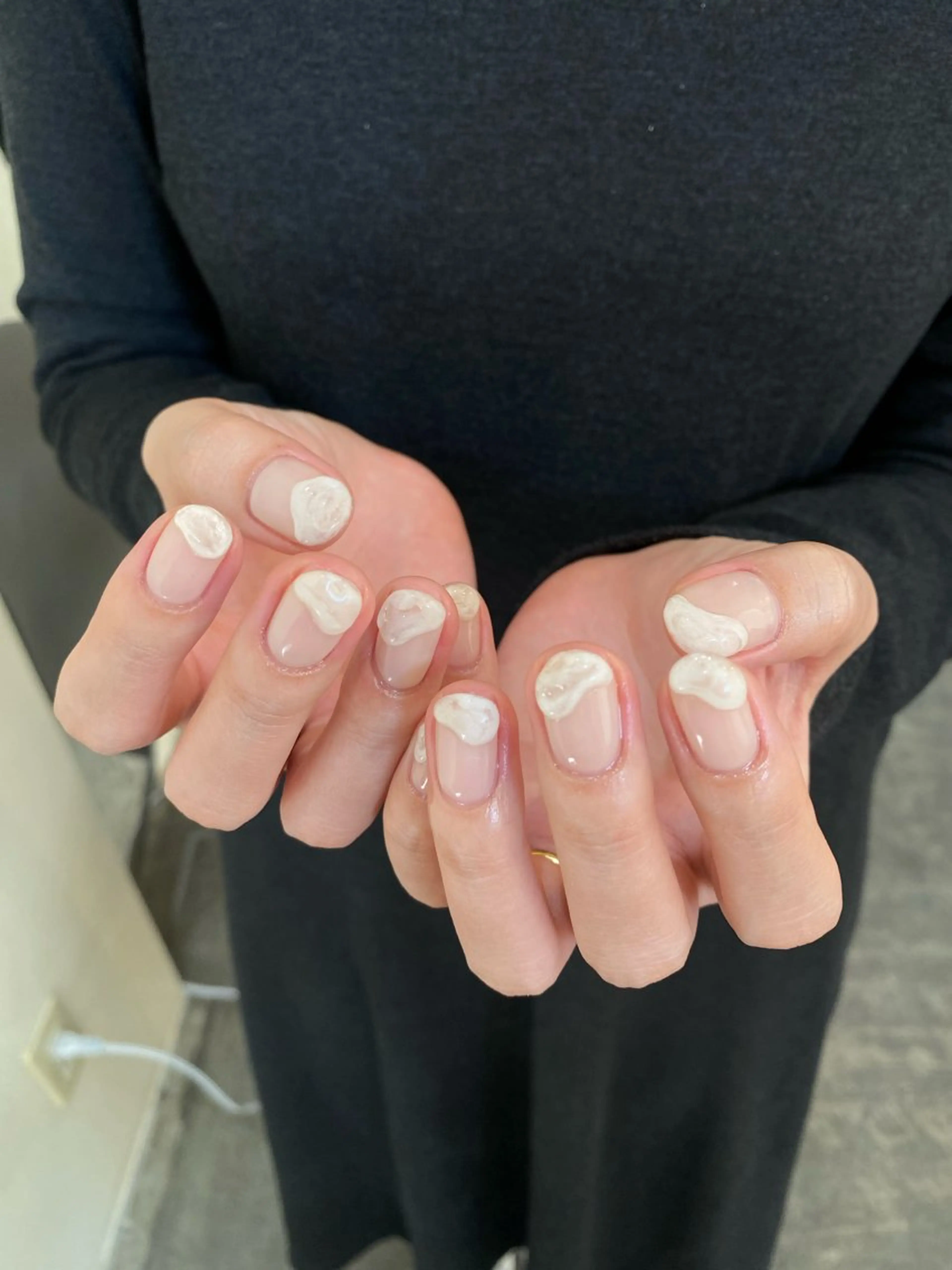 ネイル ぷっくりネイル ハンドネイル nable.所属・望月 実莉のネイルデザイン