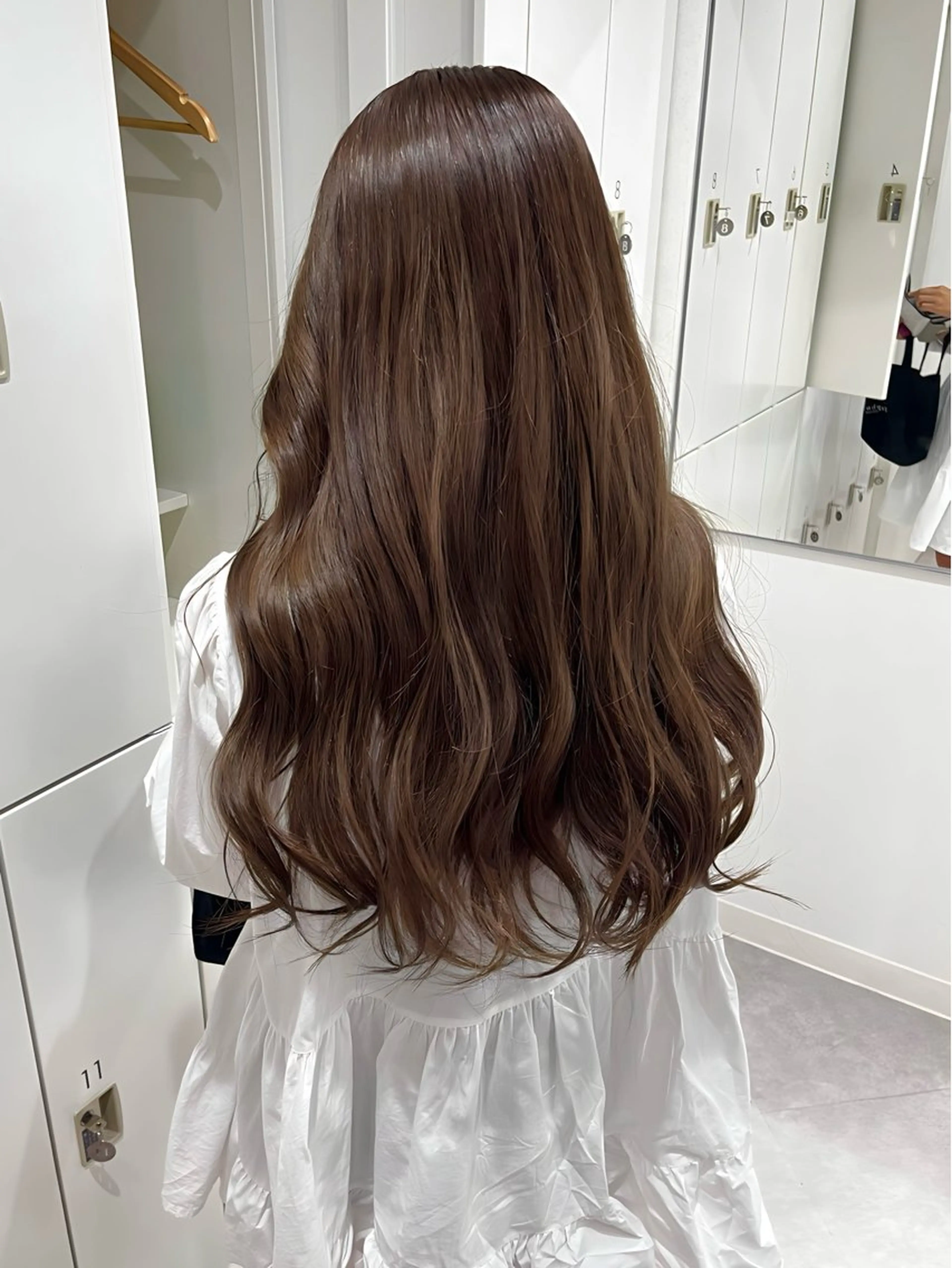 ロング カラー カット ヘアカラー トリートメント 韓国ハッシュカット/ 新宿/髪質改善/岡崎のヘアスタイル