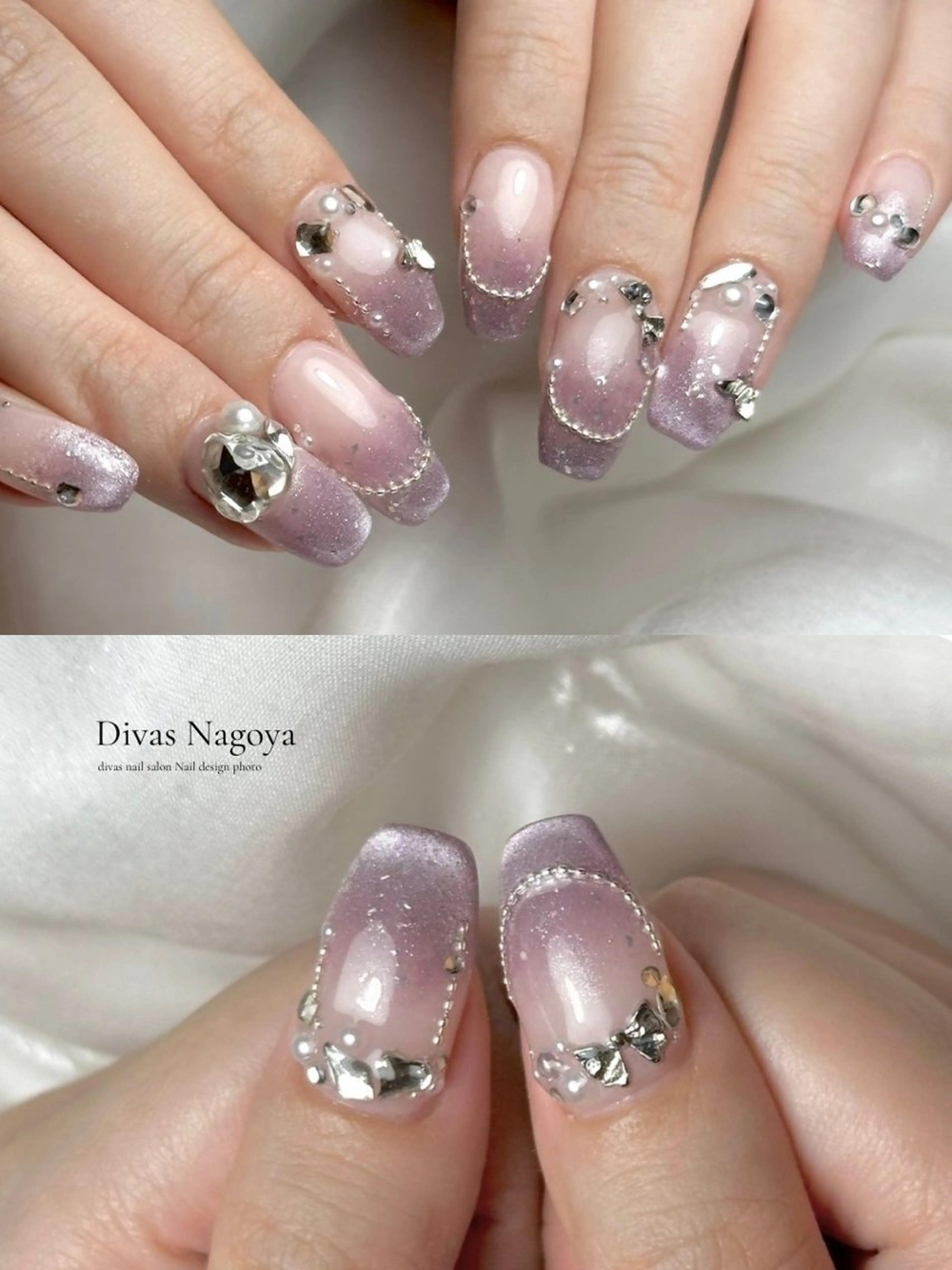 ネイル アートネイル 韓国ネイル マットネイル ミラーネイル ニュアンスネイル 🎀 Divas _Nagoyaのネイルデザイン