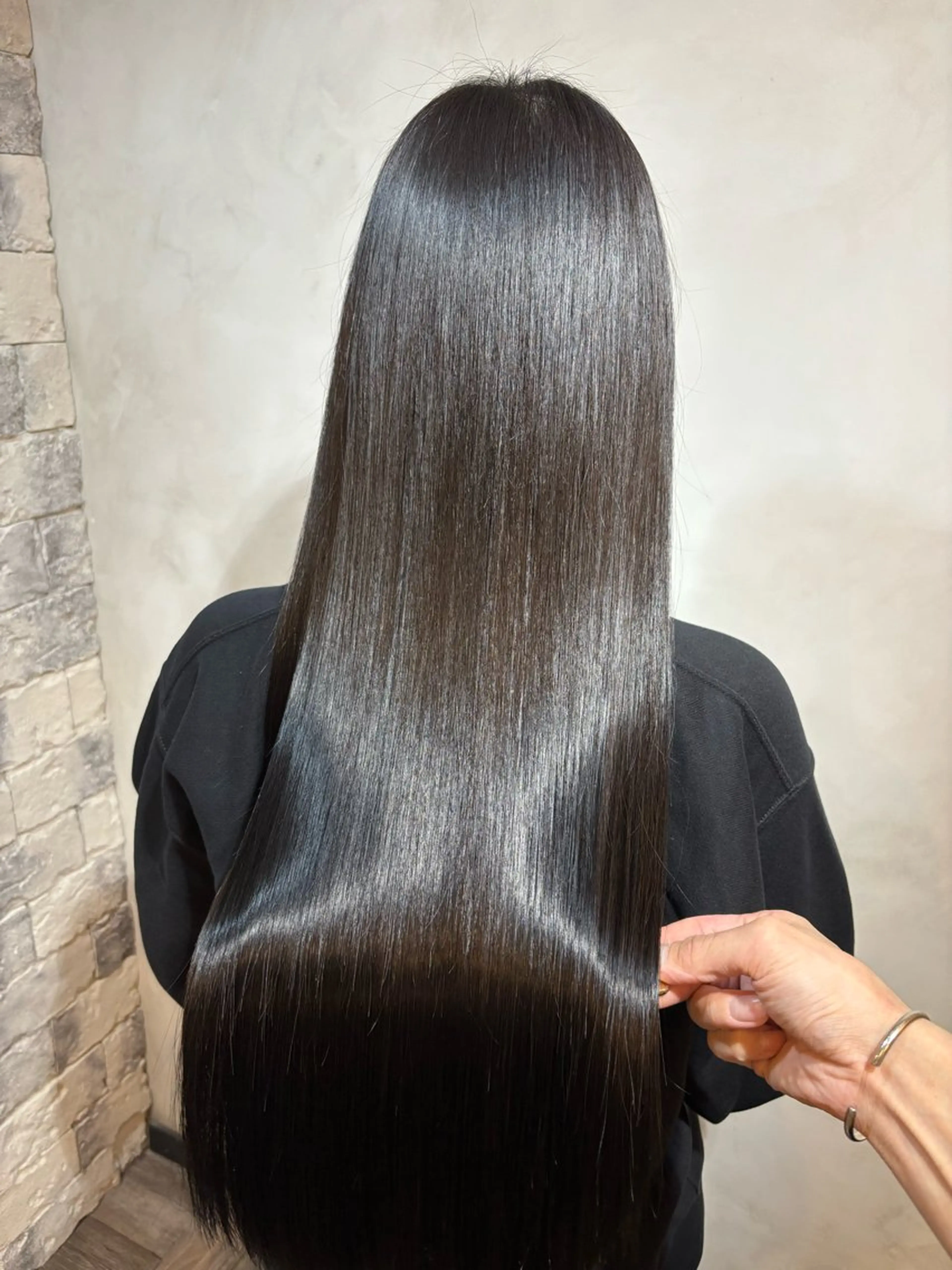 ロング 髪質改善 ロング 酸性ストレート 縮毛矯正 トリートメント ヘッドスパ ヘアセット 美髪矯正 🌈髪質改善 山下のヘアスタイル