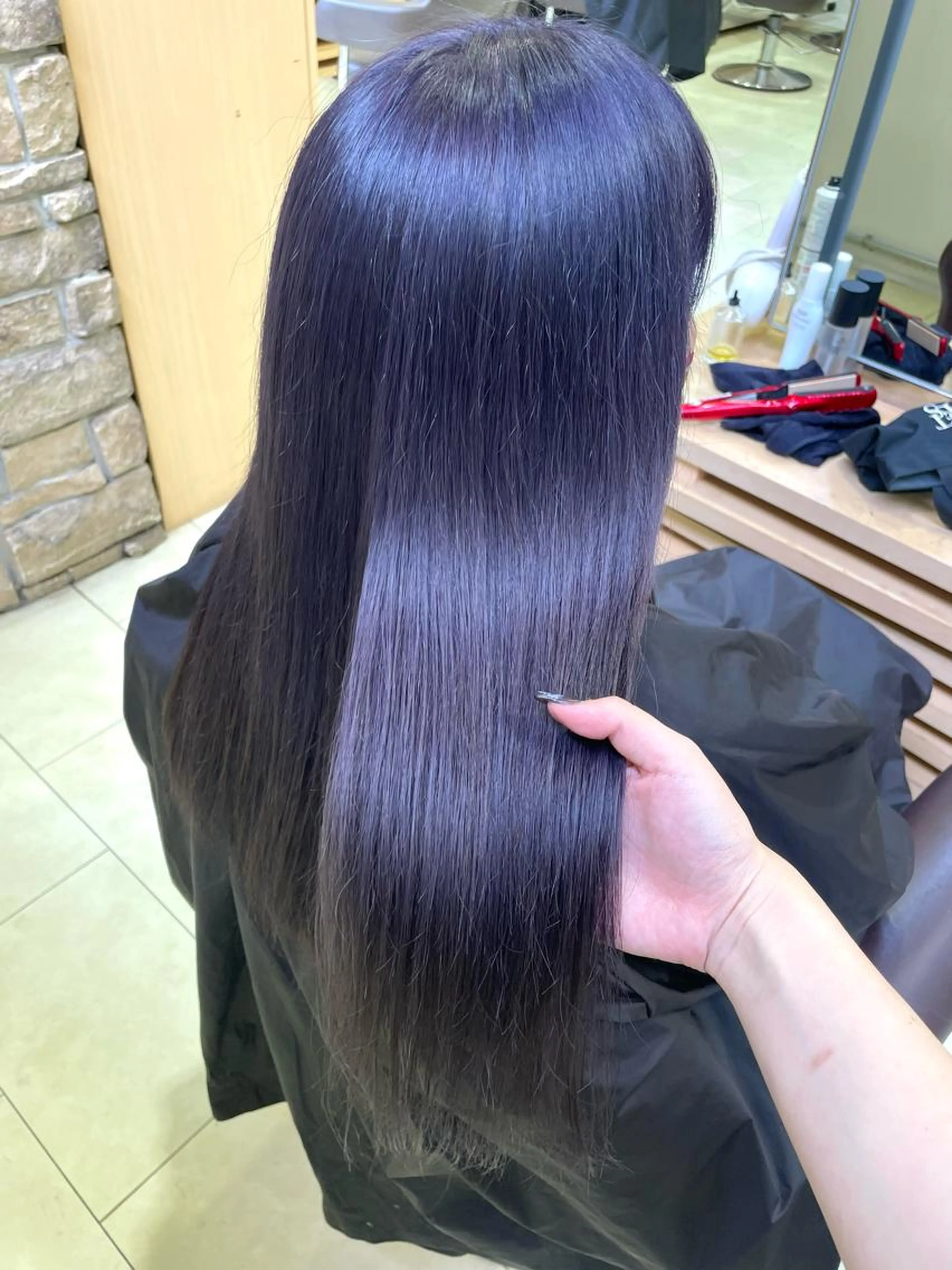 🎀【艶感抜群!】透明感ワンカラー+髪質改善トリートメント🎀の写真