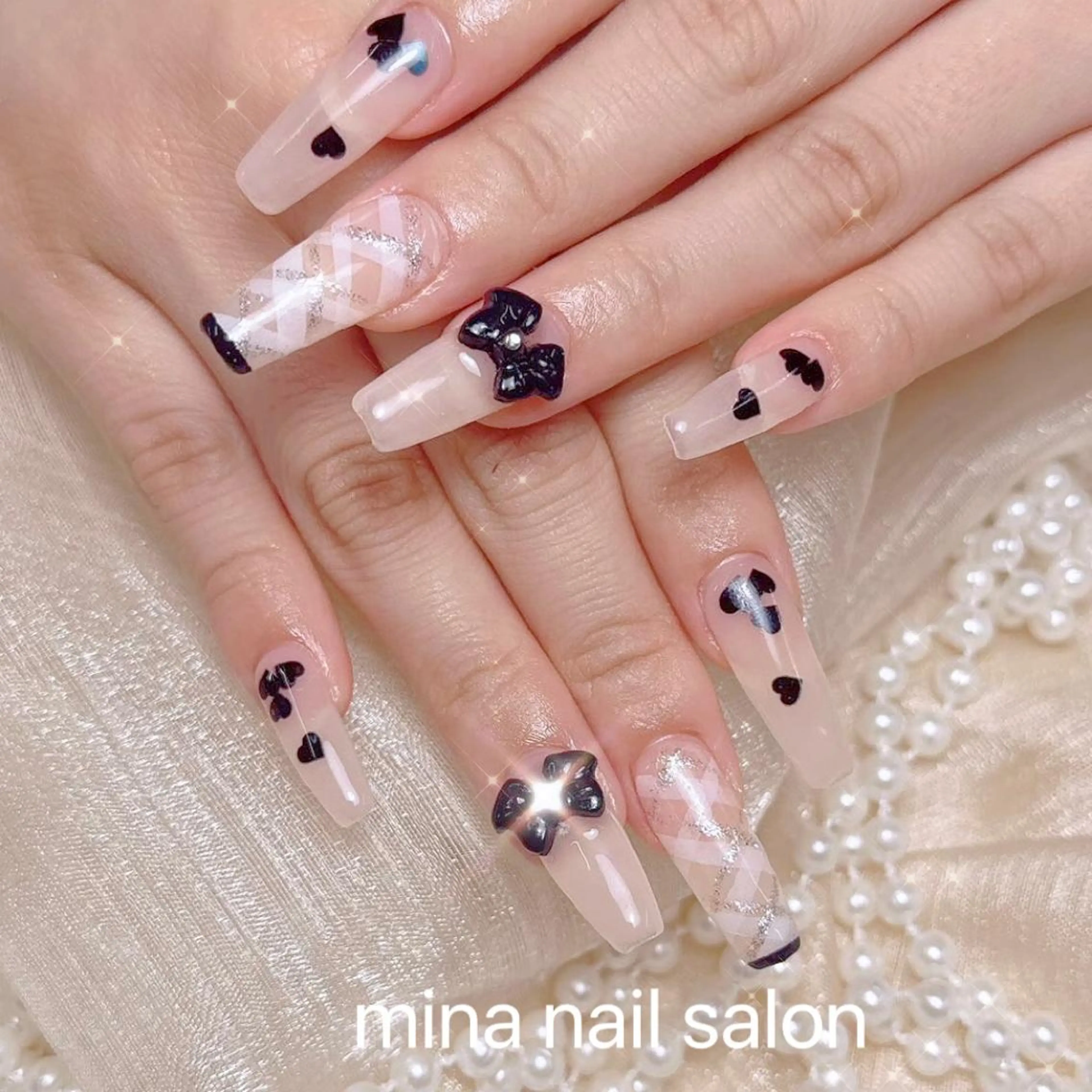ネイル 🎀彩羽チップ 長さだし専門🎀のネイルデザイン