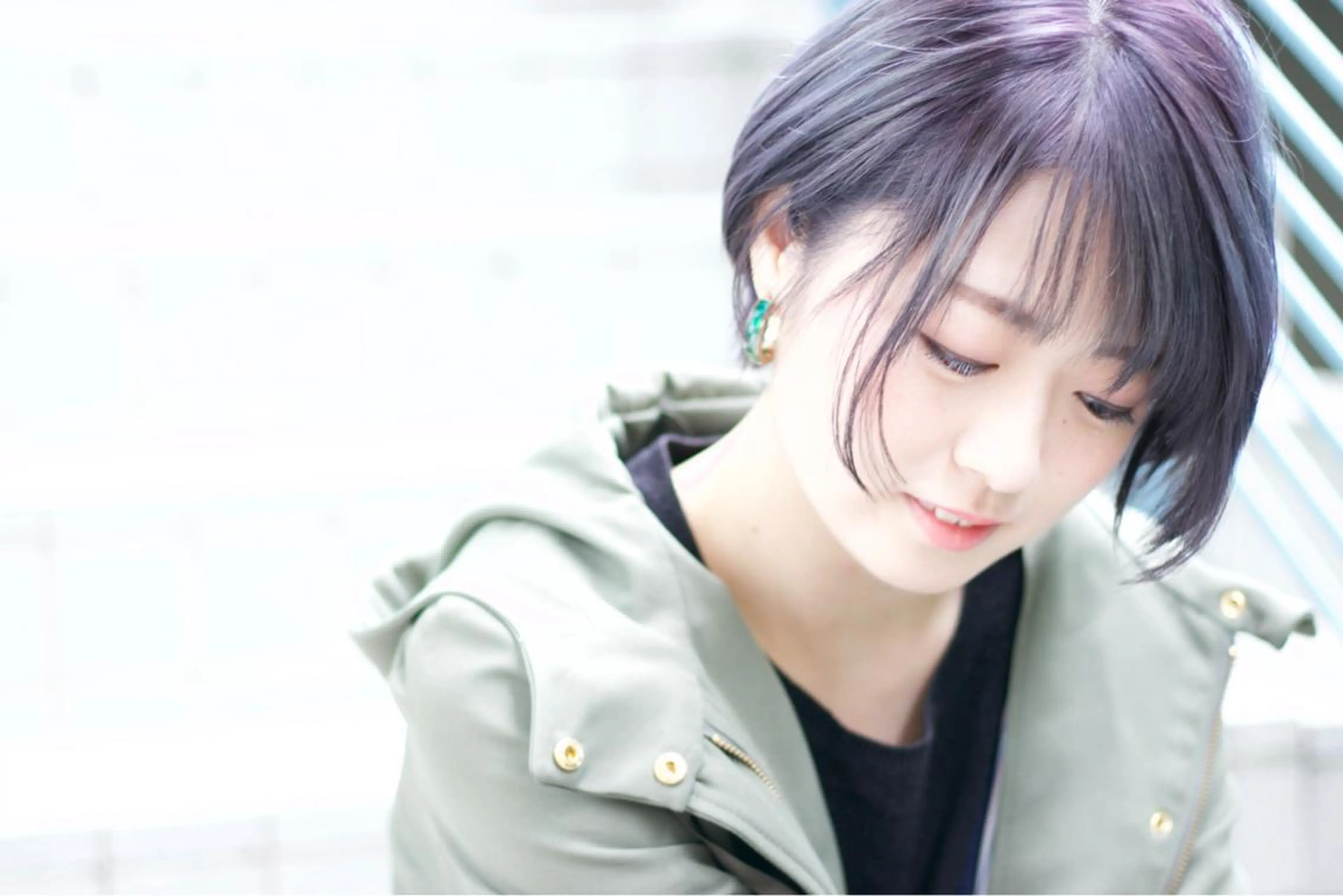 ショート アッシュ 杉若 利彦のヘアスタイル
