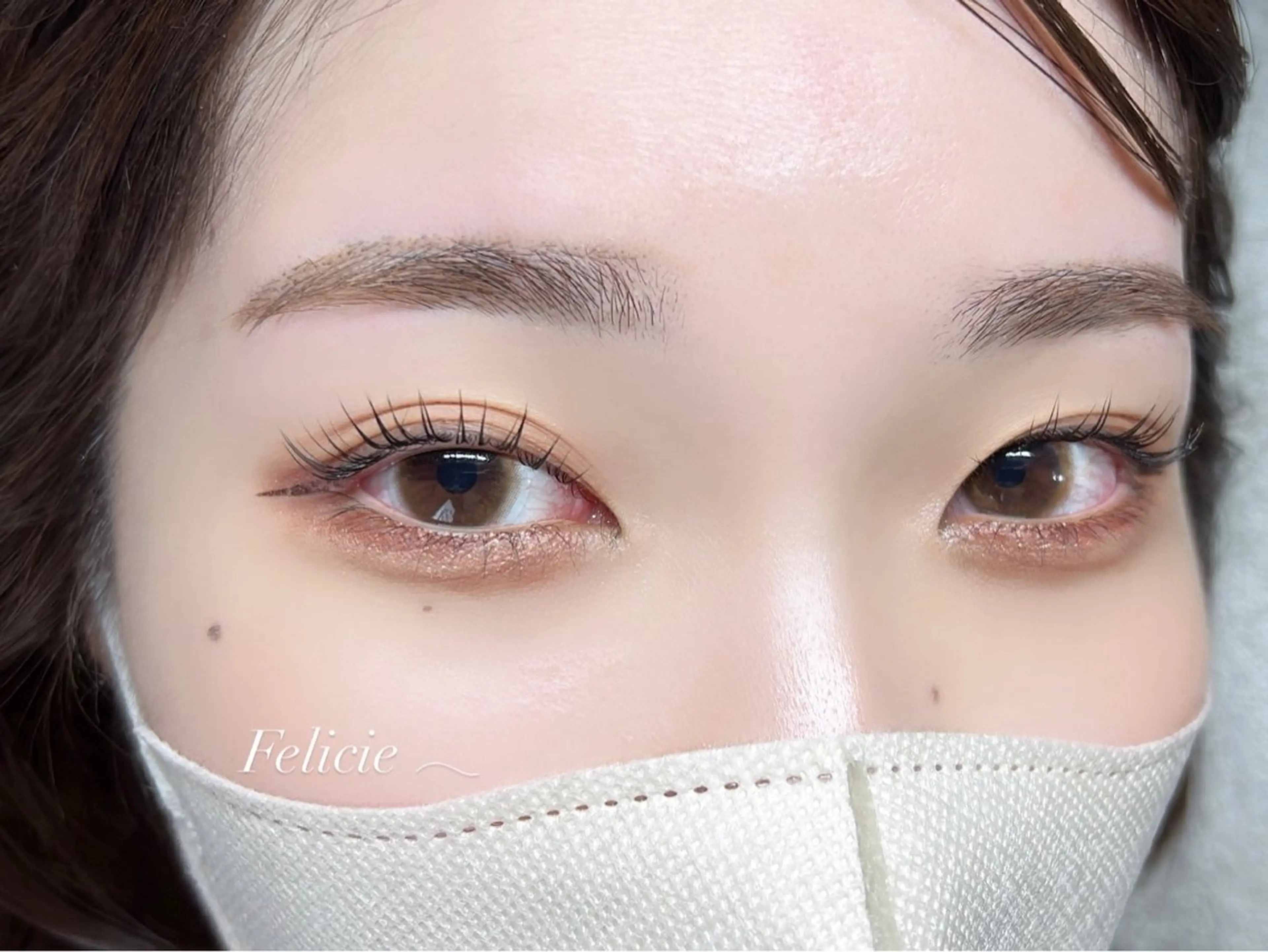 マツエク・マツパ パリジェンヌラッシュリフト マツパ Felicie＊ Sayakaのマツエク・マツパデザイン