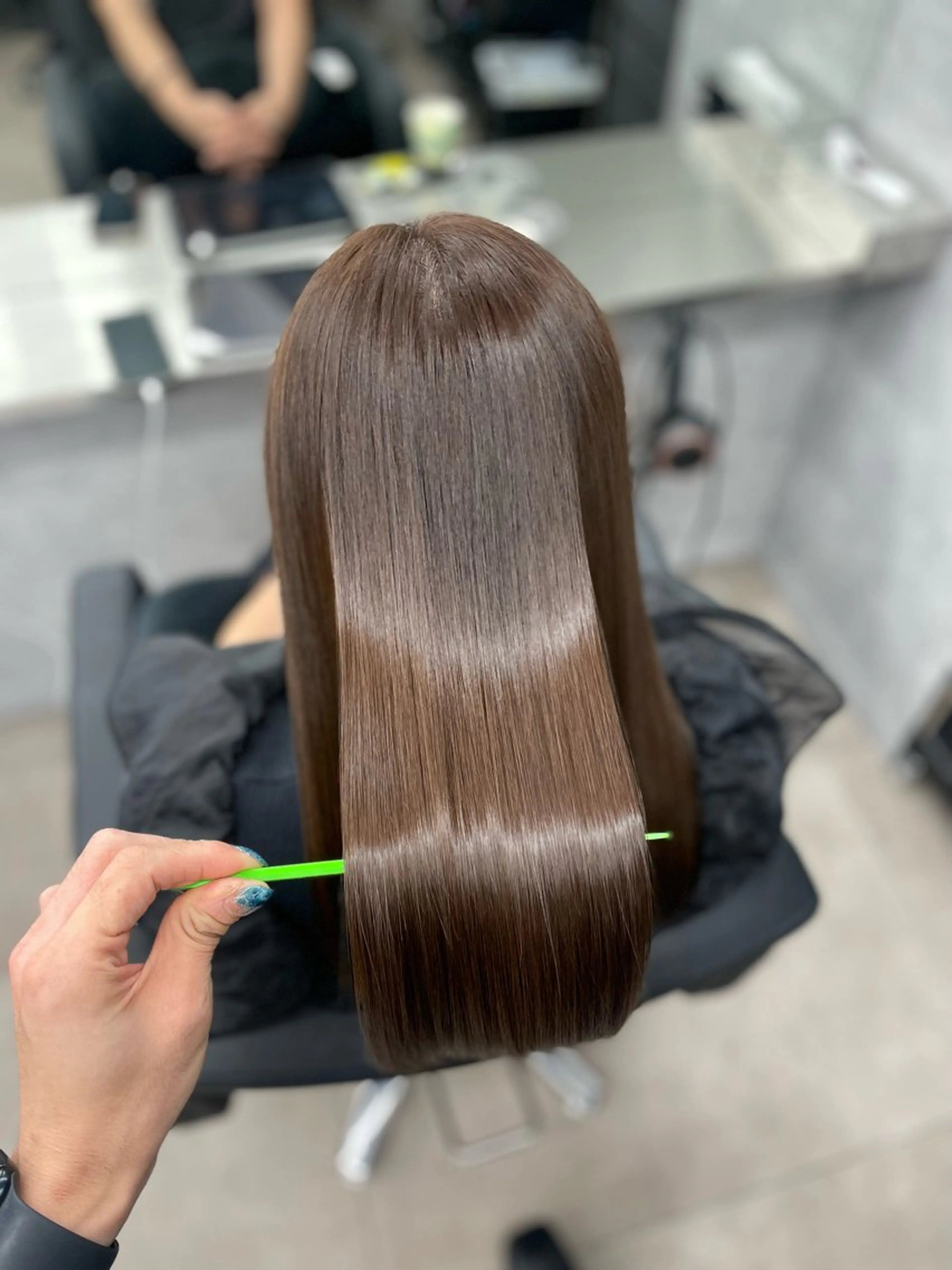 ロング カット ヘアカラー トリートメント 🦄髪質改善トリー トメント🦄イリスのヘアスタイル