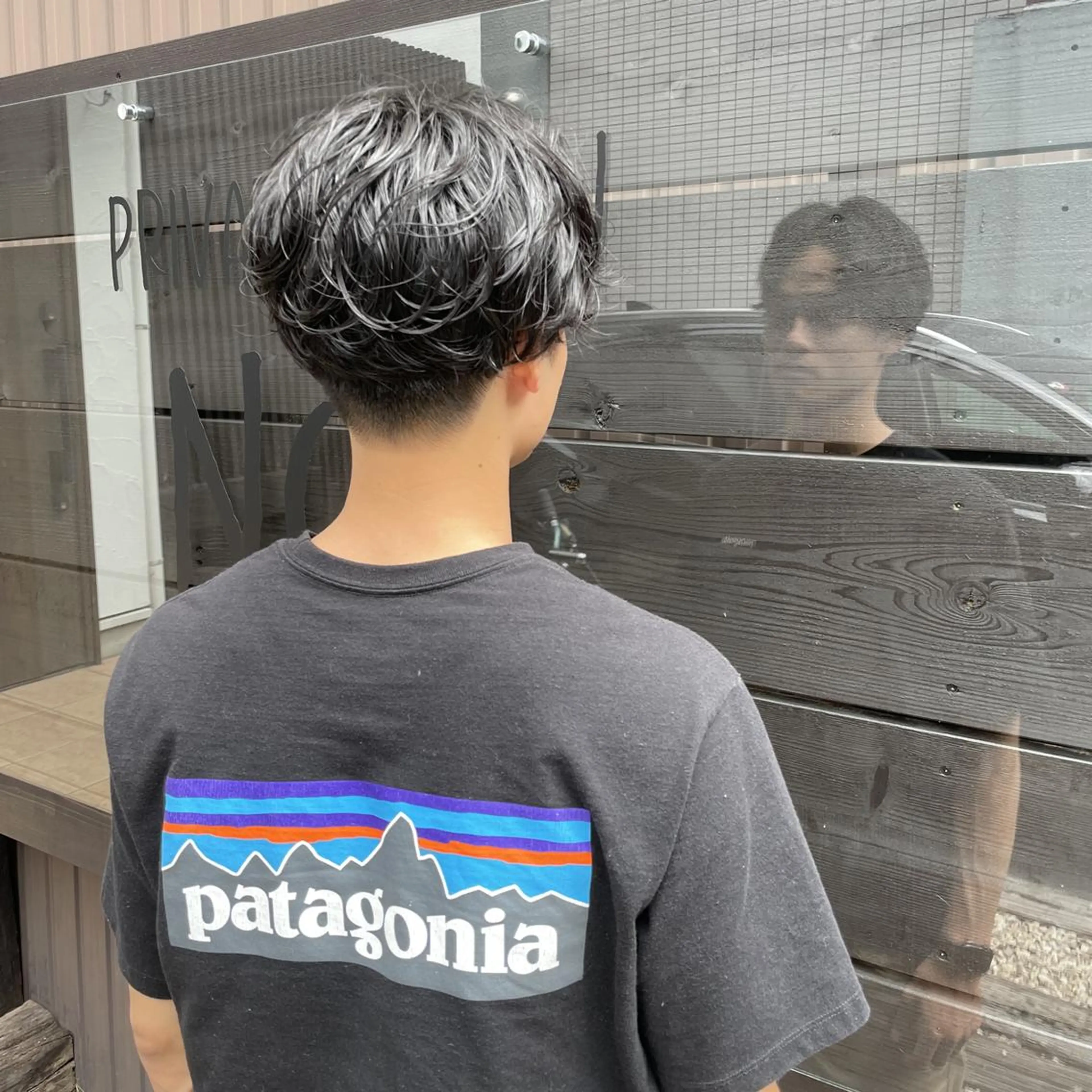 ショート パーマ メンズ メンズパーマ ツーブロック カット パーマ 名駅Private Salon　Noaのヘアスタイル