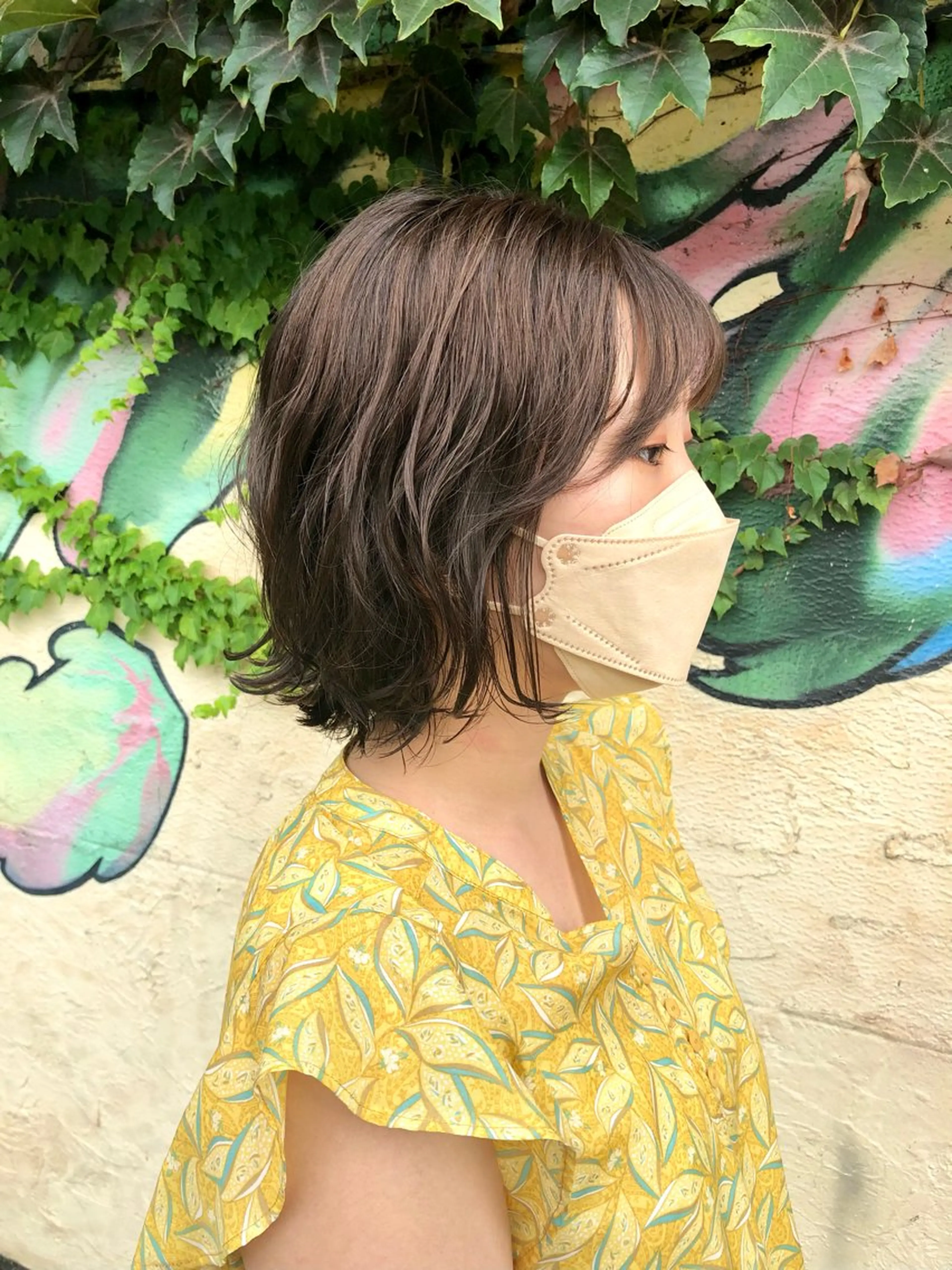 ミディアム カラー パーマ edge.下北沢所属・渡部 ひろのりのヘアスタイル