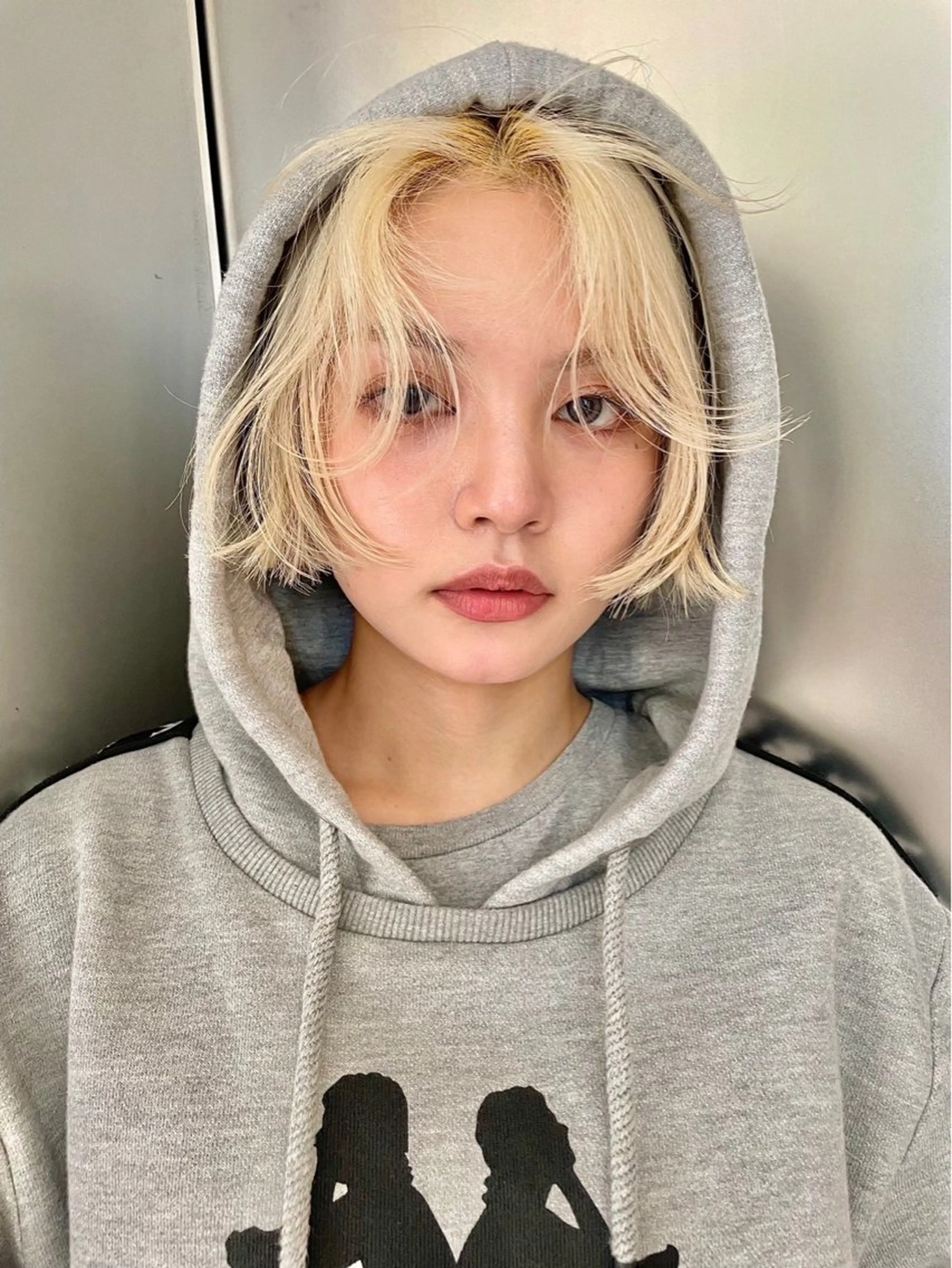 カラー ness 一花のヘアスタイル