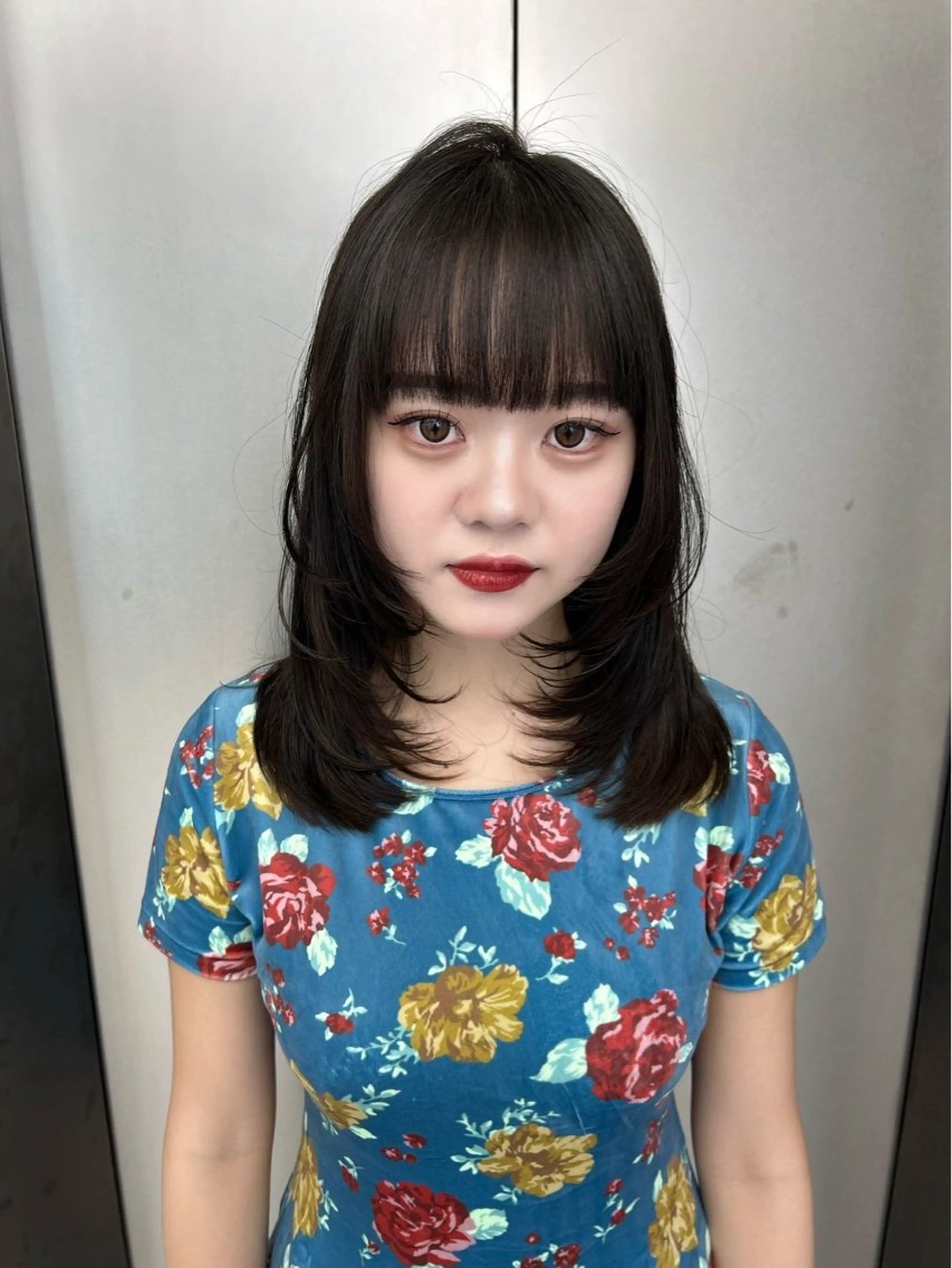 ミディアム カット ヘアカラー AISA viewNAGOYAのヘアスタイル
