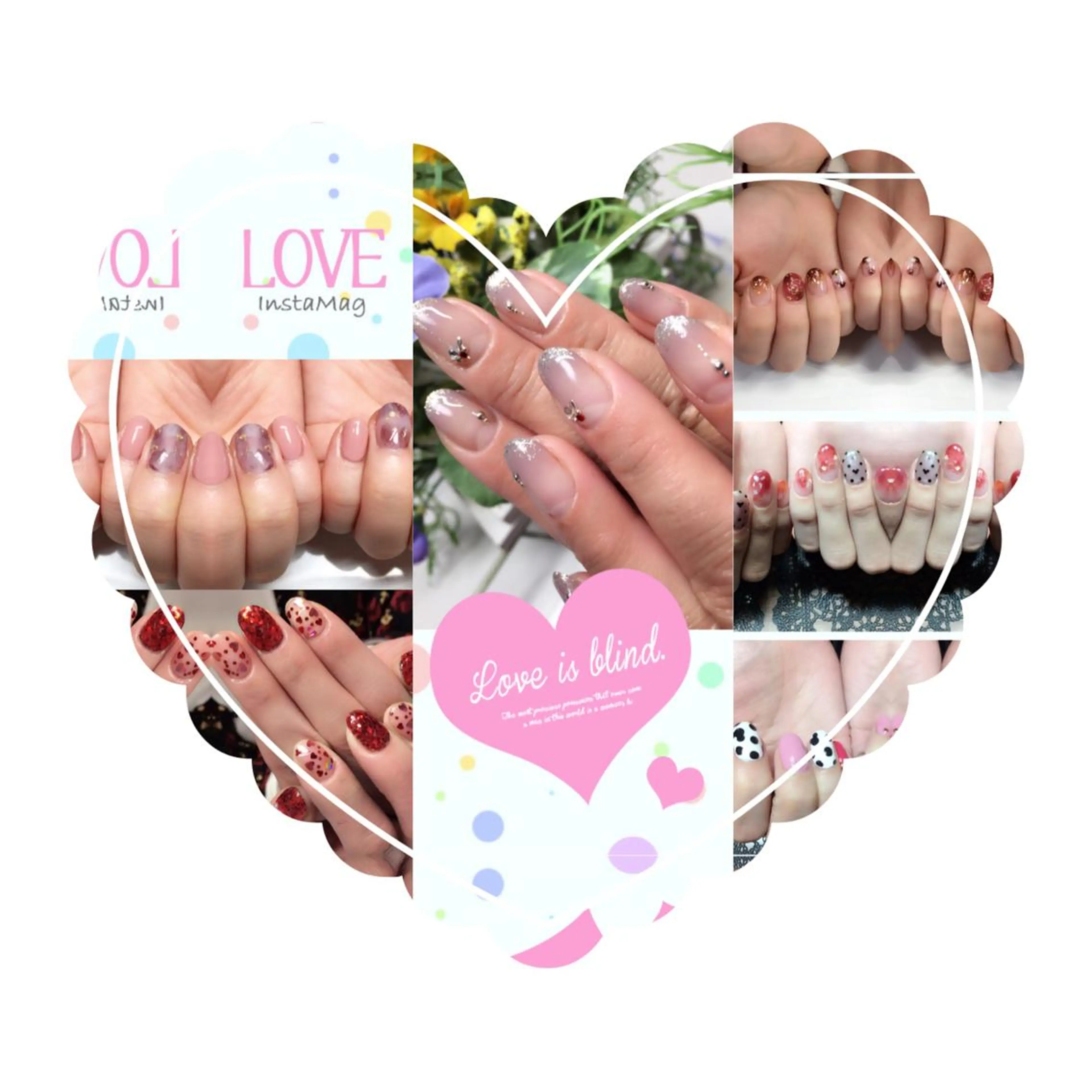 【ご新規様】ハンドネイル⇒持ち込み画像デザイン(オフ無し)の写真