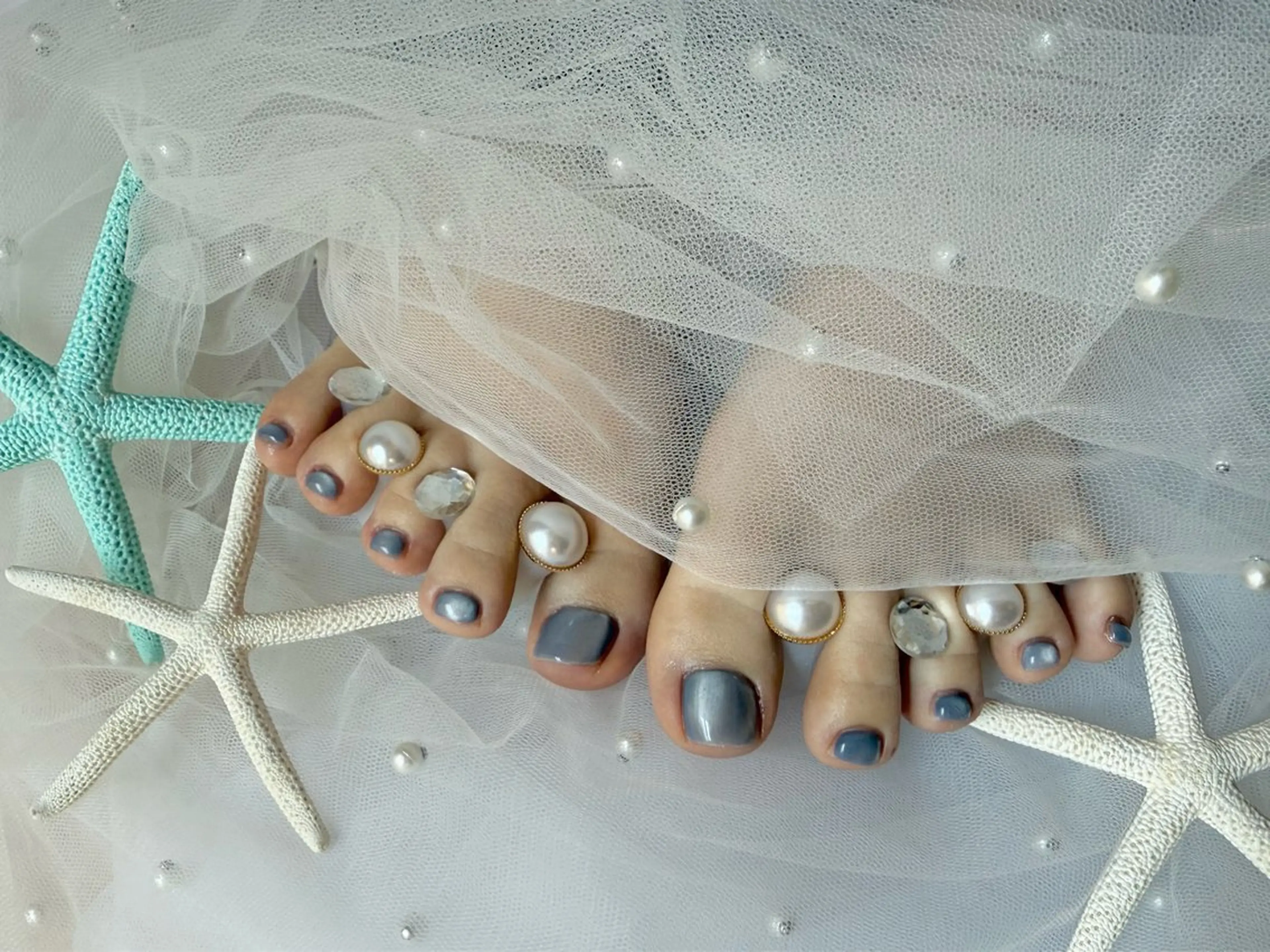 ネイル フットネイル ëmma nail_ by chulaのネイルデザイン