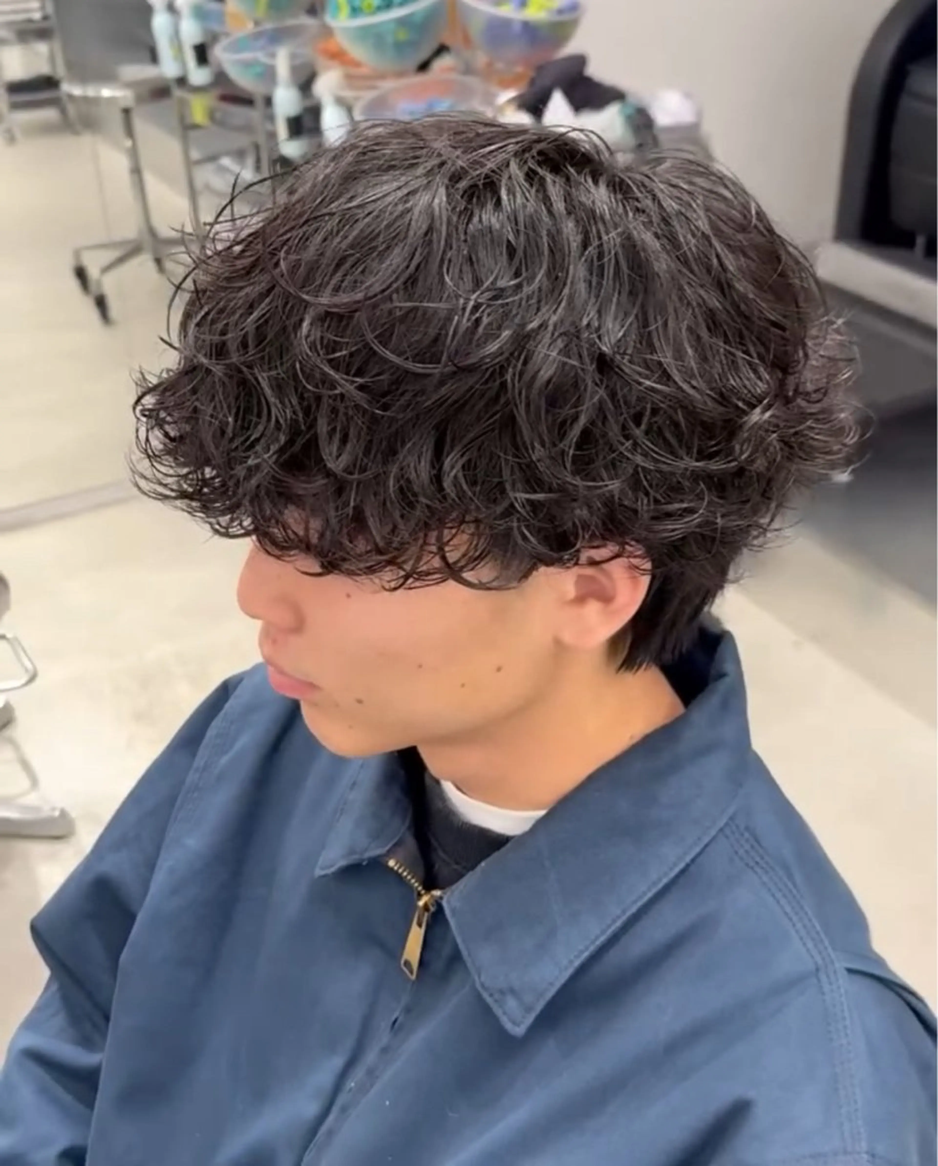 メンズカット➕デザインパーマ🌀の写真
