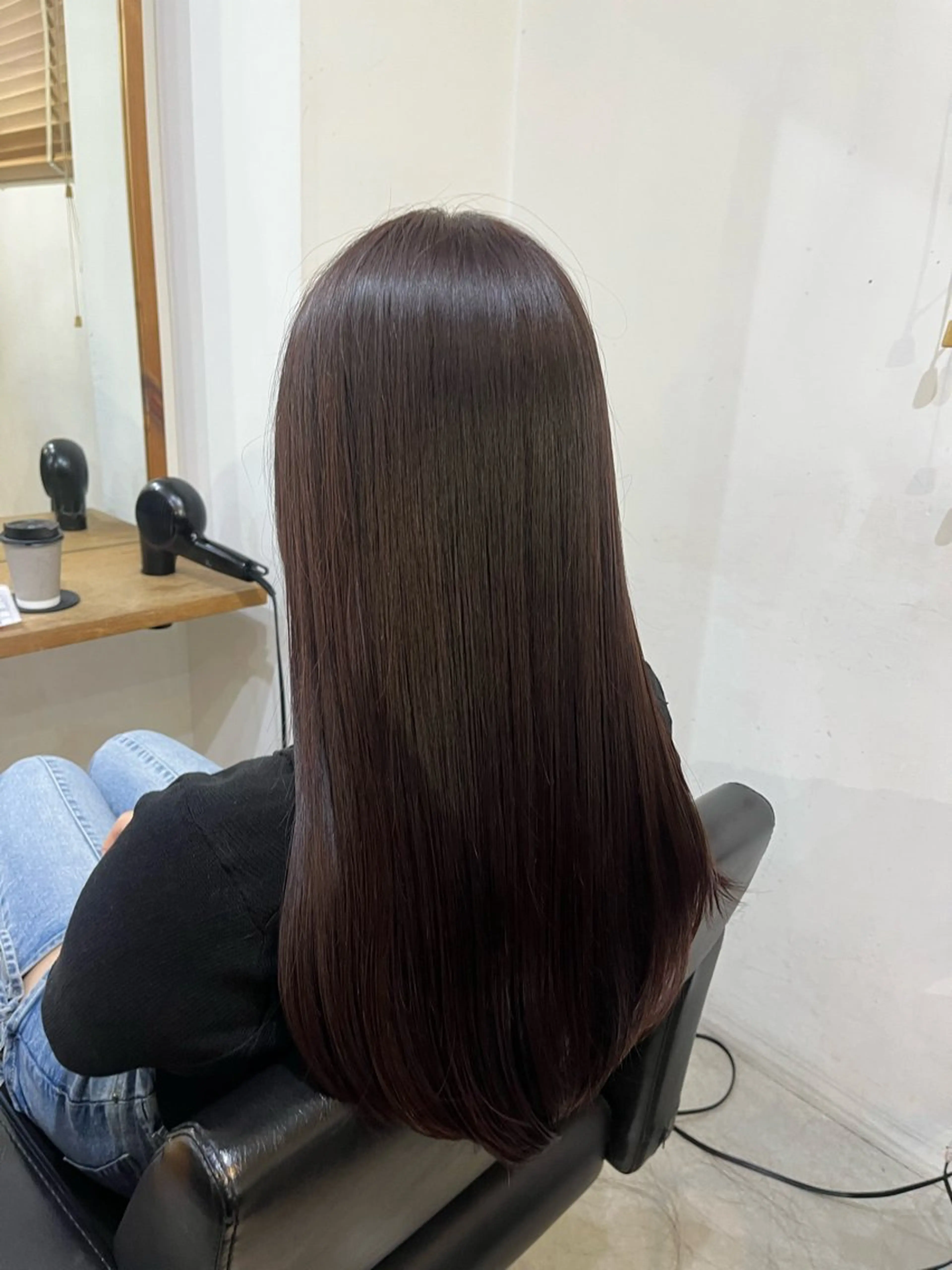 ロング カラー ✨🎨ブリーチなし 透明感カラー✨美友のヘアスタイル