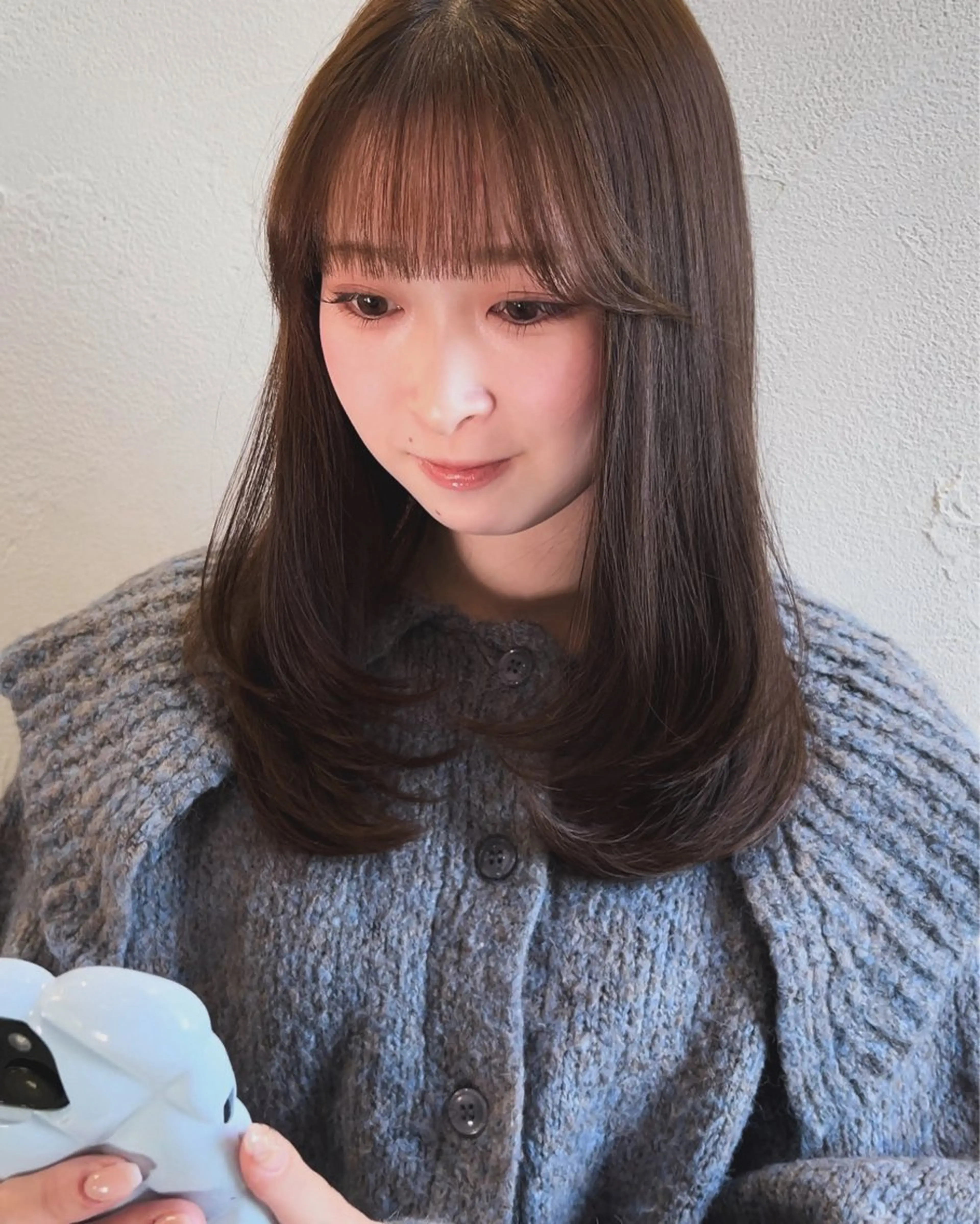 ロング カット ヘアカラー トリートメント 剣持友希/ifh iizuka/高崎のヘアスタイル